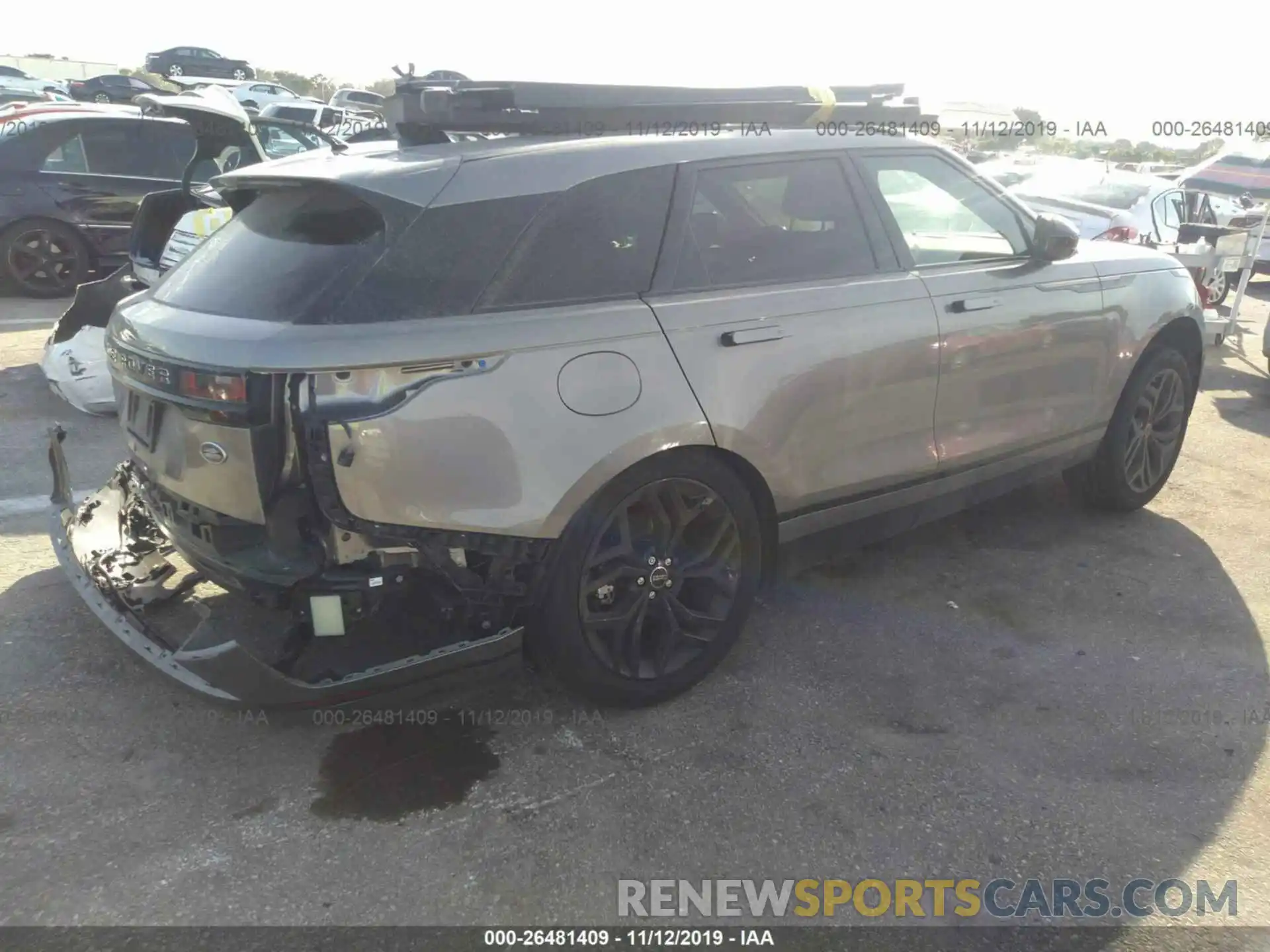 4 Photograph of a damaged car SALYL2EX3KA208987 LAND ROVER RANGE ROVER VELAR 2019