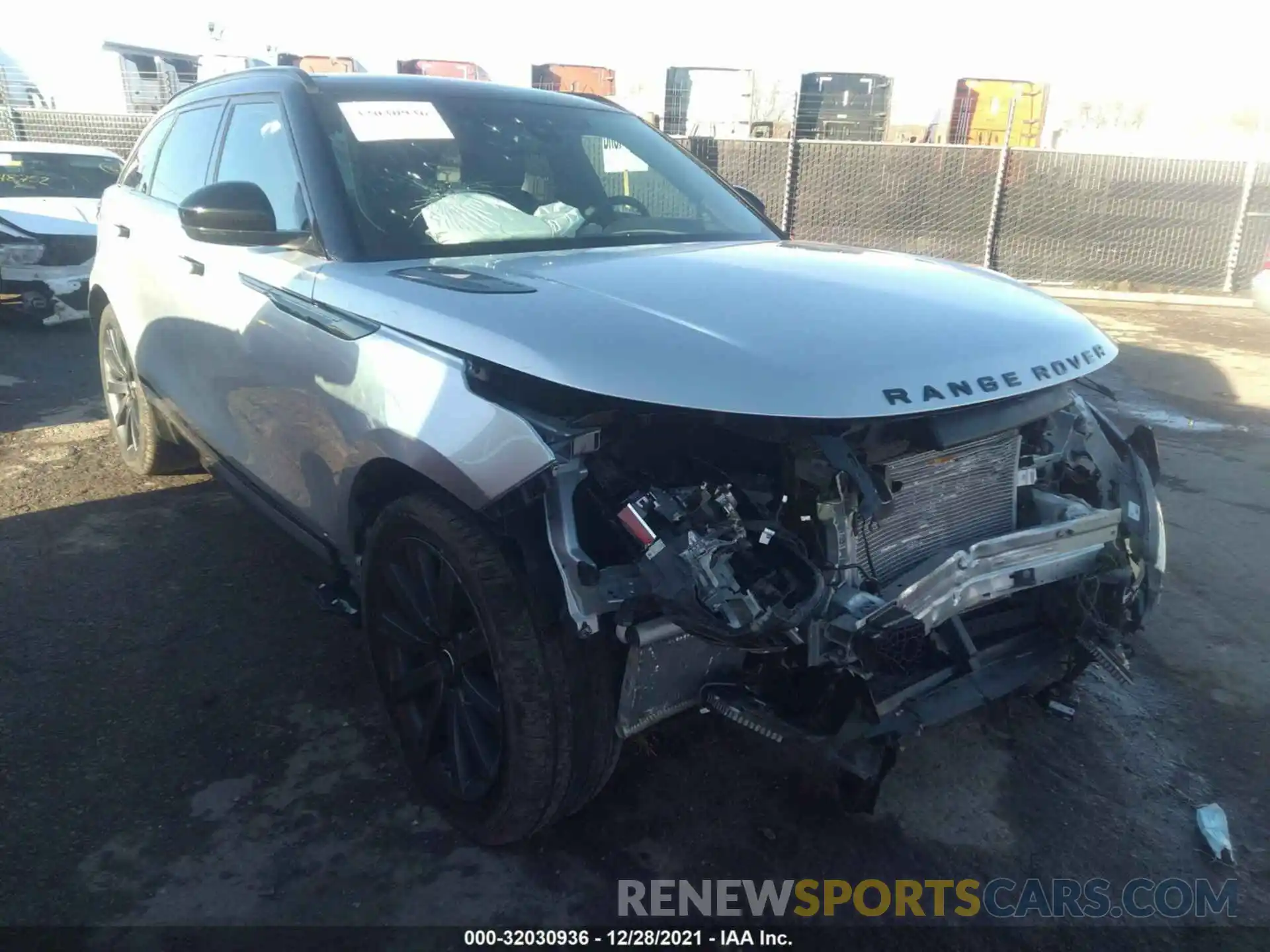 1 Photograph of a damaged car SALYL2EX3KA209430 LAND ROVER RANGE ROVER VELAR 2019