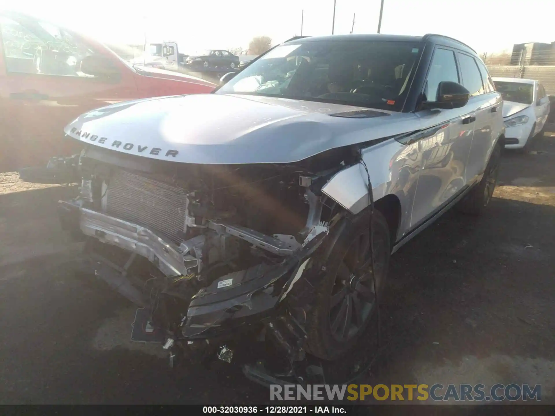 2 Photograph of a damaged car SALYL2EX3KA209430 LAND ROVER RANGE ROVER VELAR 2019