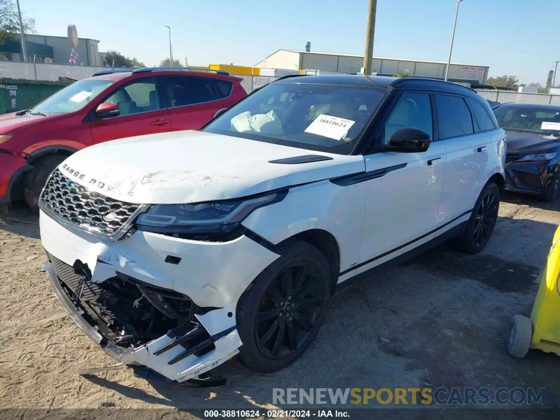 2 Photograph of a damaged car SALYL2EX3KA211419 LAND ROVER RANGE ROVER VELAR 2019