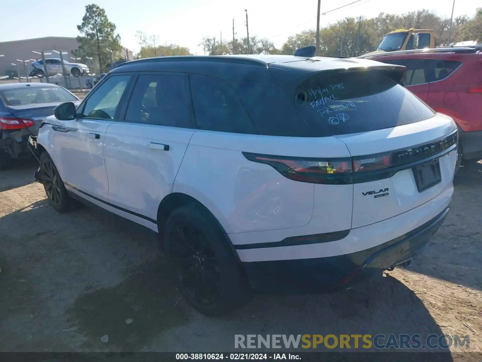 3 Photograph of a damaged car SALYL2EX3KA211419 LAND ROVER RANGE ROVER VELAR 2019