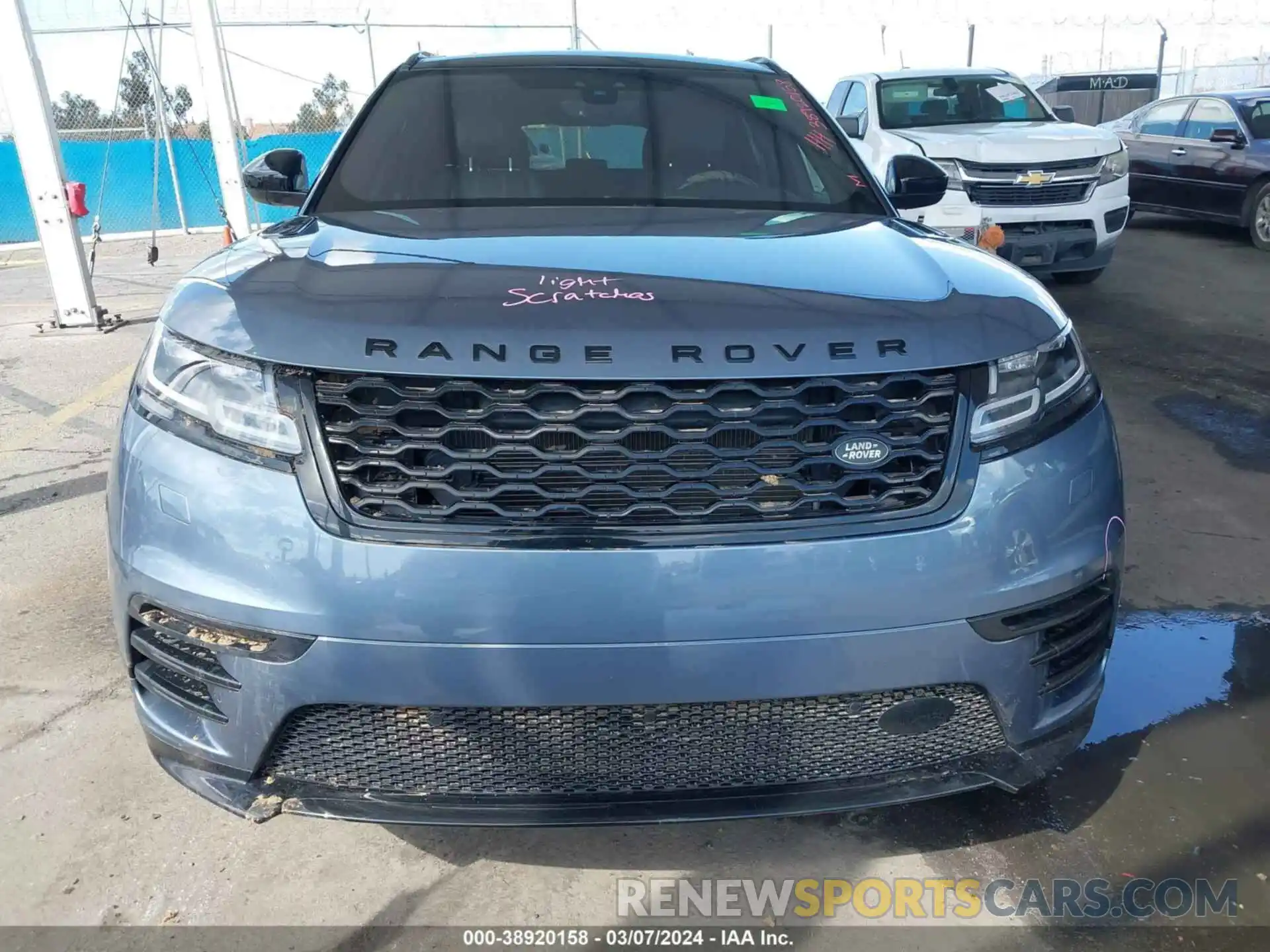 12 Photograph of a damaged car SALYL2EX3KA789522 LAND ROVER RANGE ROVER VELAR 2019