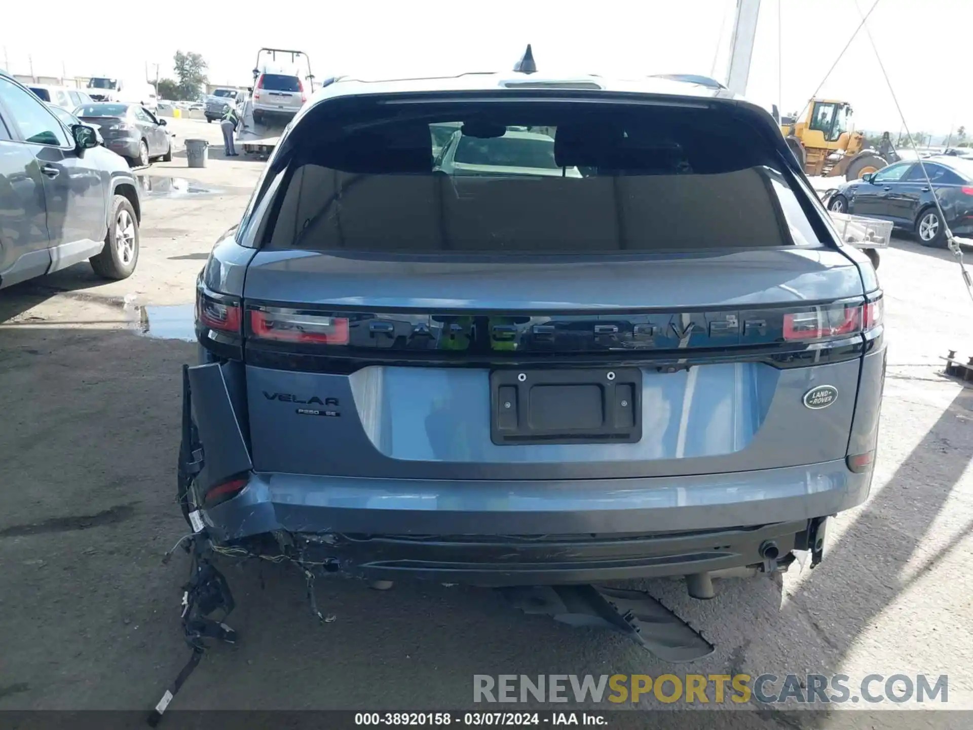 16 Photograph of a damaged car SALYL2EX3KA789522 LAND ROVER RANGE ROVER VELAR 2019