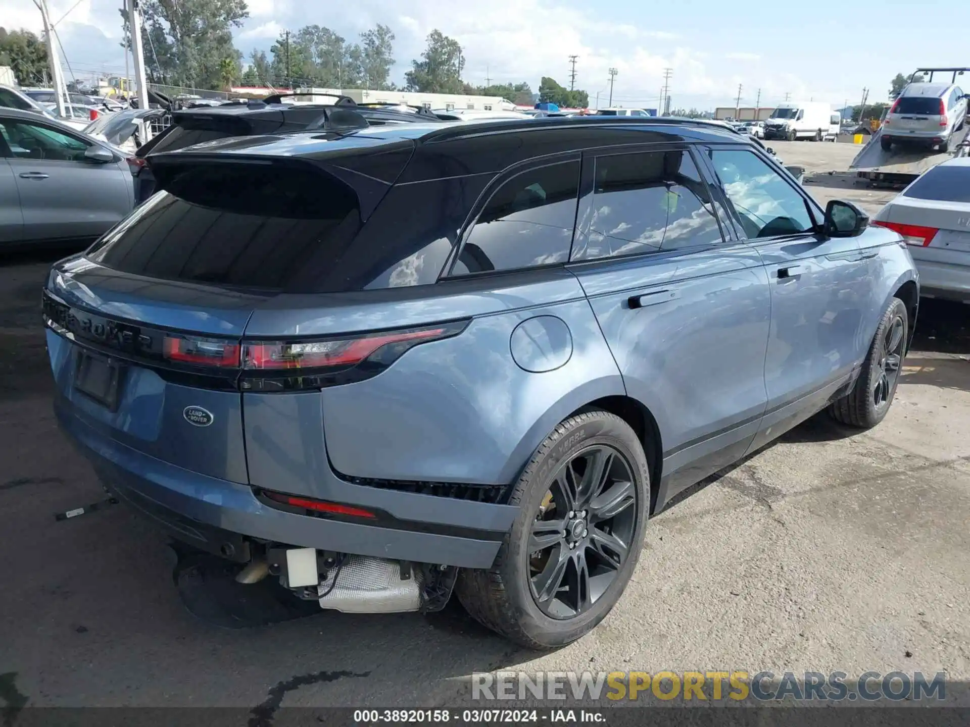 4 Фотография поврежденного автомобиля SALYL2EX3KA789522 LAND ROVER RANGE ROVER VELAR 2019