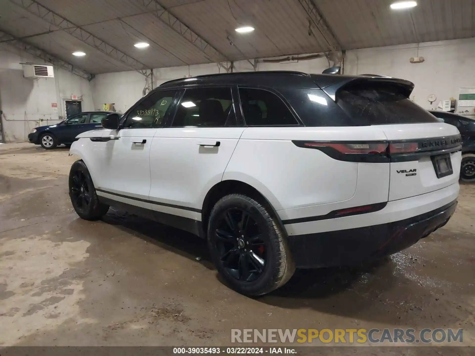 3 Photograph of a damaged car SALYL2EX3KA796793 LAND ROVER RANGE ROVER VELAR 2019