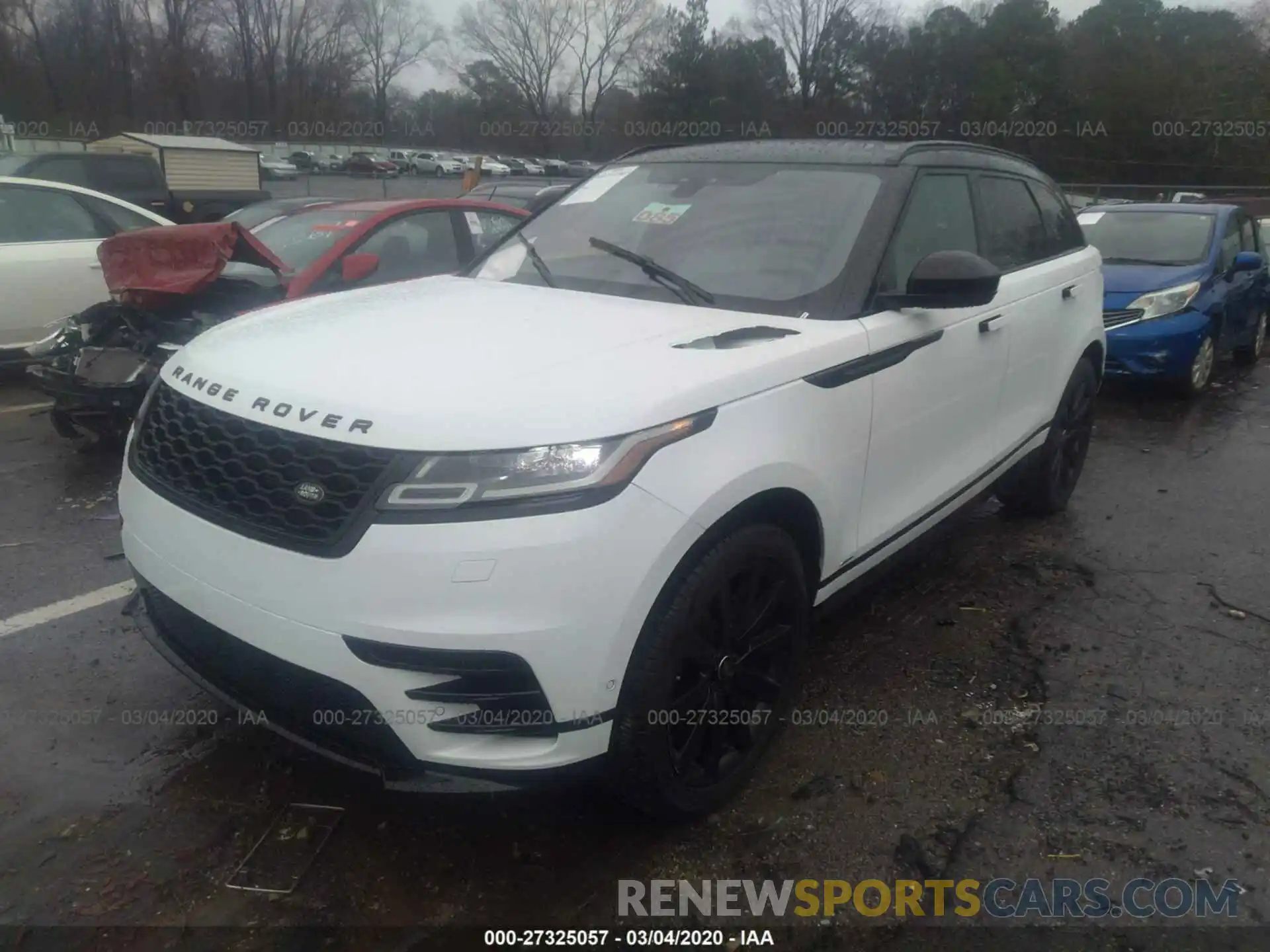 2 Photograph of a damaged car SALYL2EX3KA796938 LAND ROVER RANGE ROVER VELAR 2019