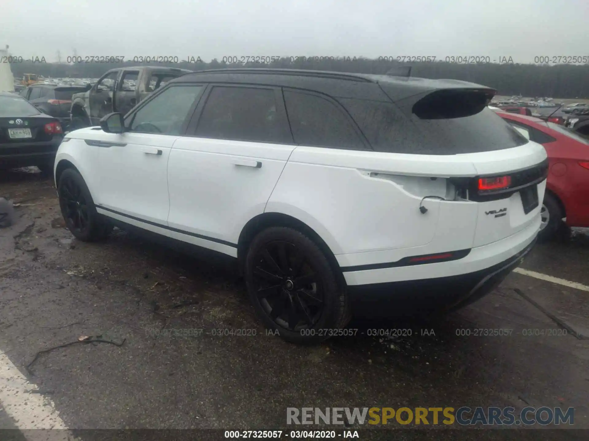 3 Photograph of a damaged car SALYL2EX3KA796938 LAND ROVER RANGE ROVER VELAR 2019