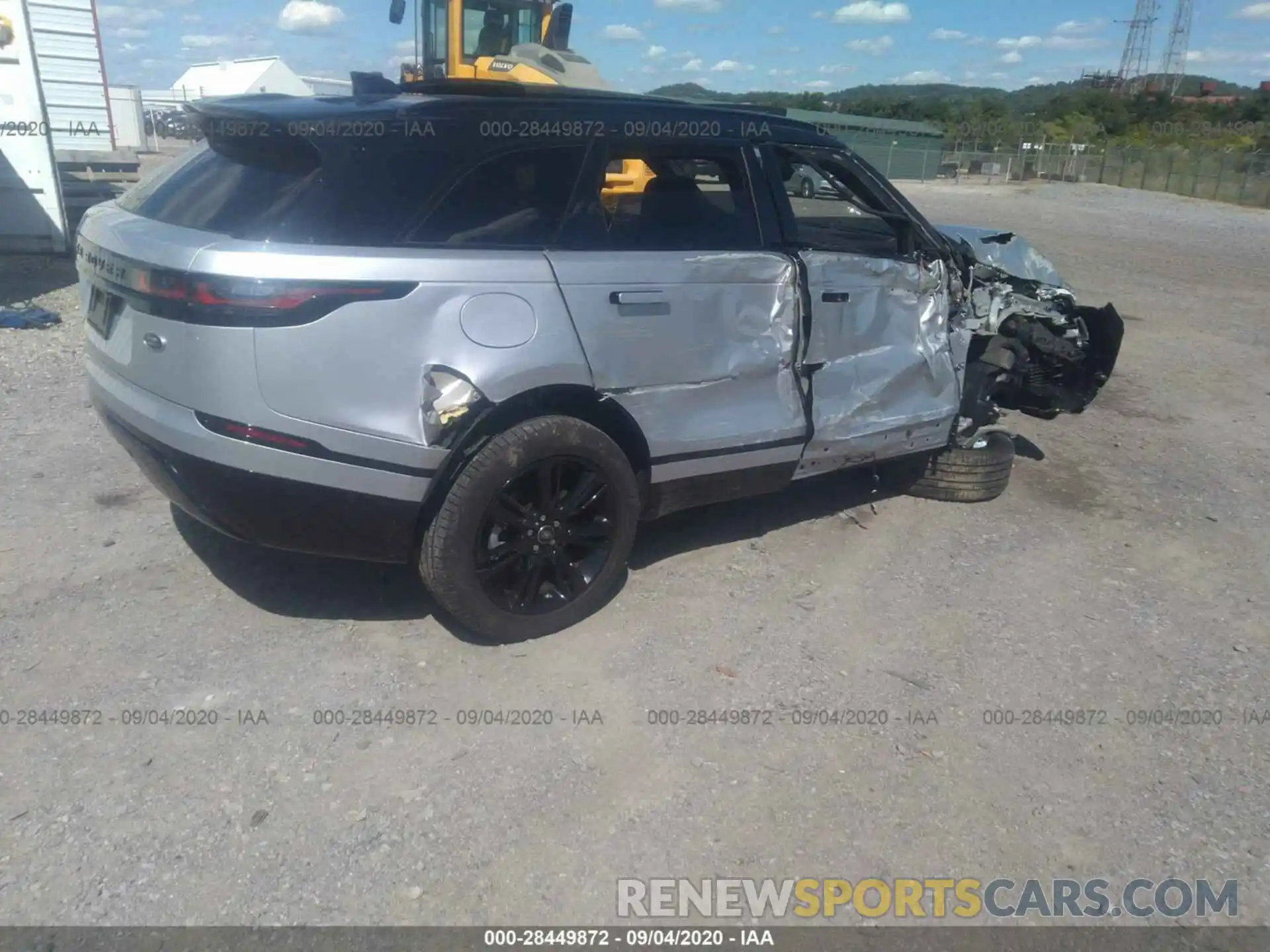 4 Фотография поврежденного автомобиля SALYL2EX4KA208822 LAND ROVER RANGE ROVER VELAR 2019