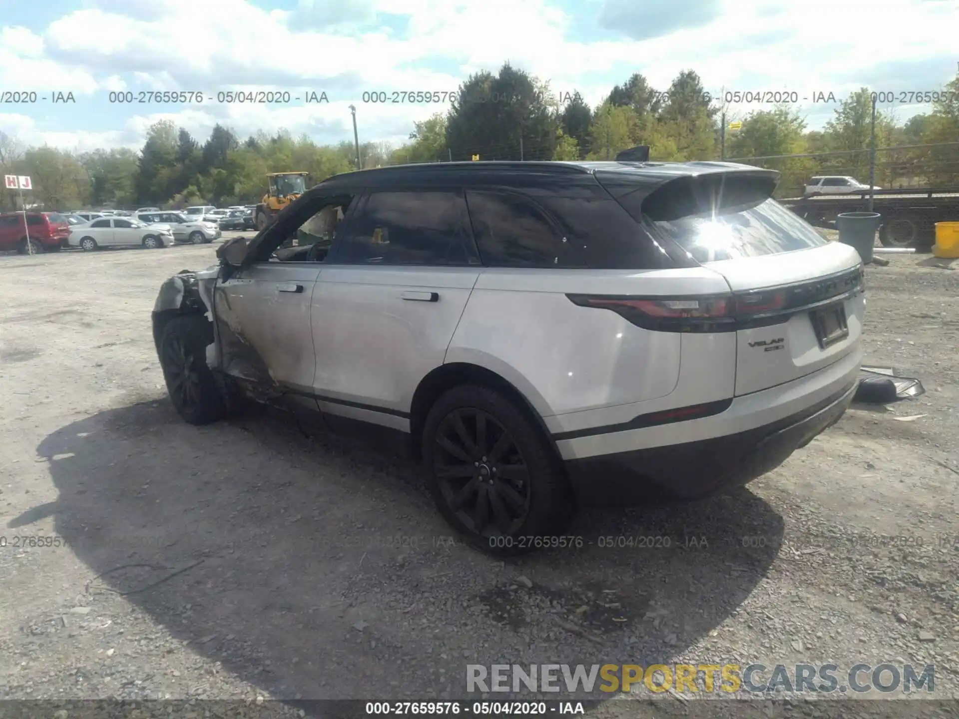 3 Photograph of a damaged car SALYL2EX4KA225152 LAND ROVER RANGE ROVER VELAR 2019