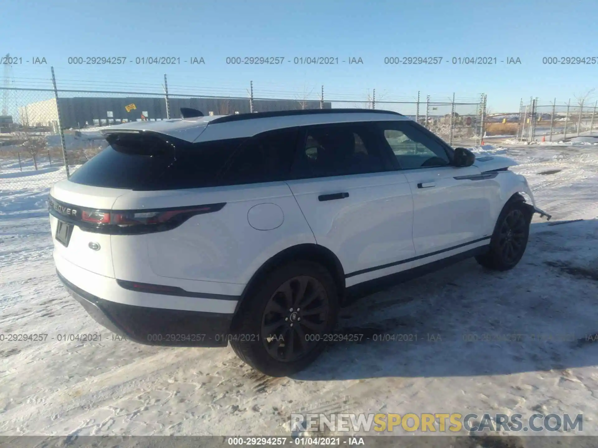 4 Photograph of a damaged car SALYL2EX4KA778707 LAND ROVER RANGE ROVER VELAR 2019