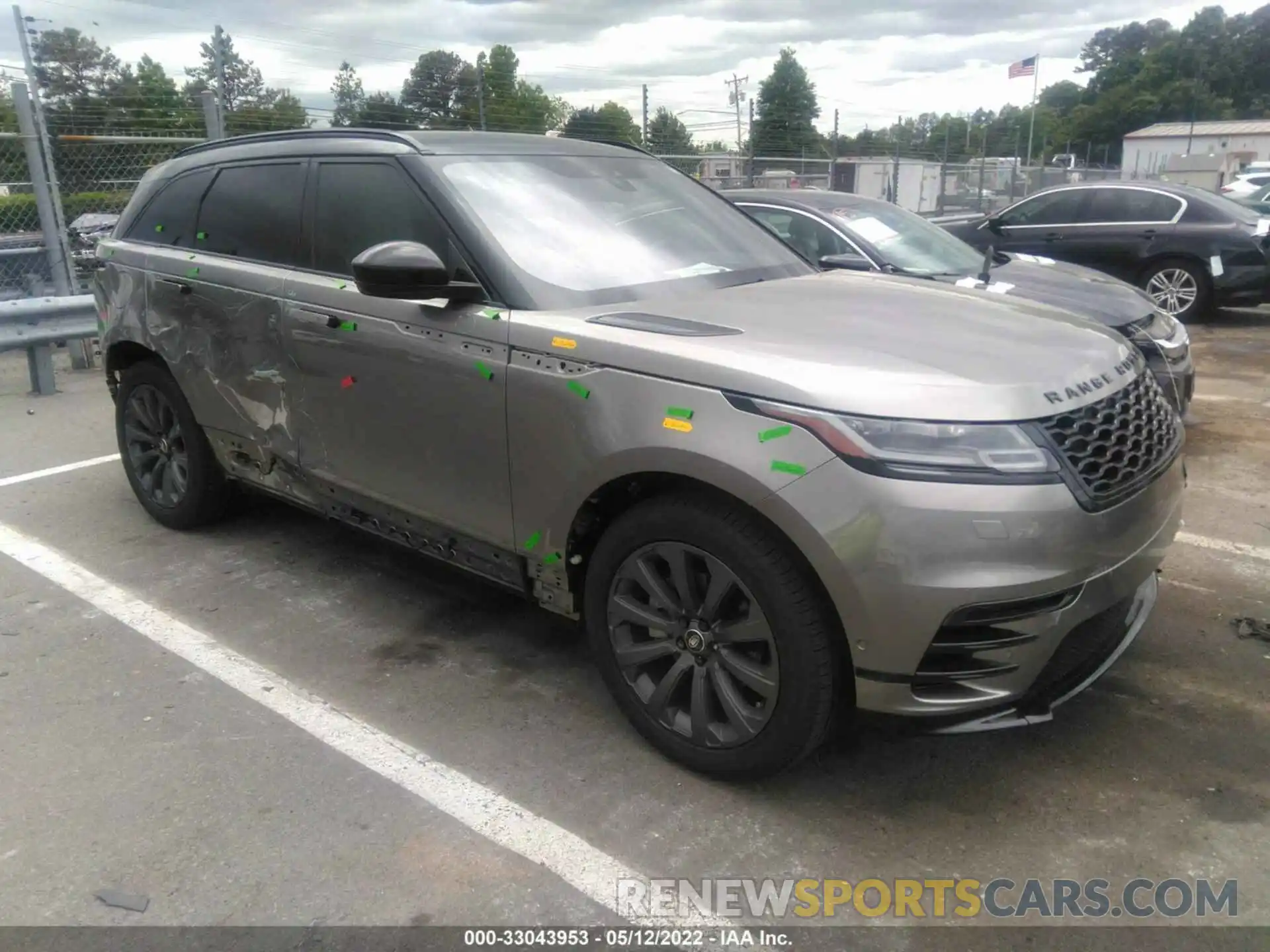 1 Фотография поврежденного автомобиля SALYL2EX4KA799038 LAND ROVER RANGE ROVER VELAR 2019