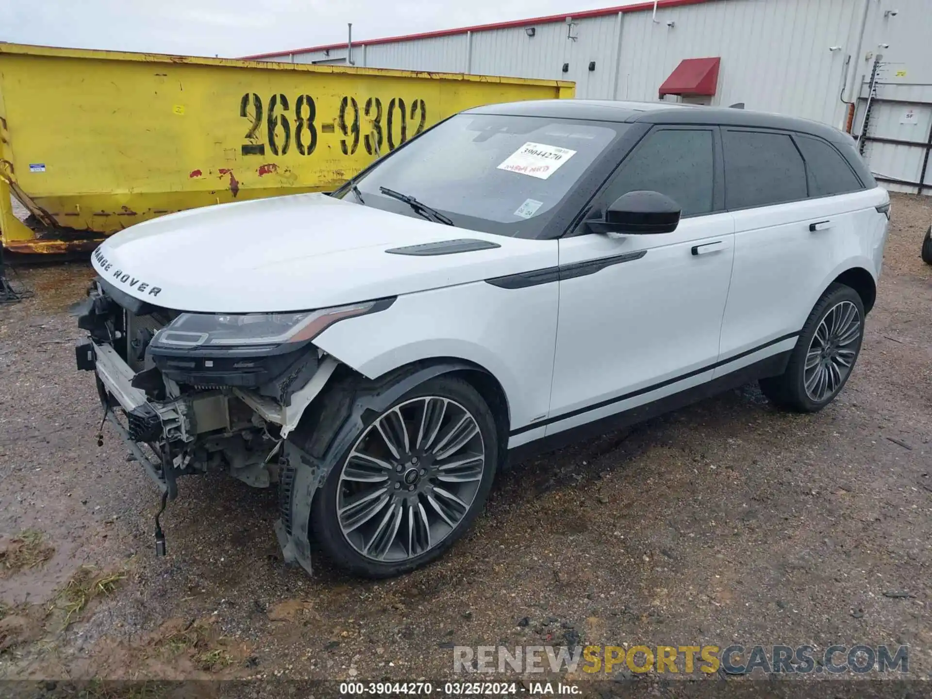 2 Photograph of a damaged car SALYL2EX5KA210708 LAND ROVER RANGE ROVER VELAR 2019