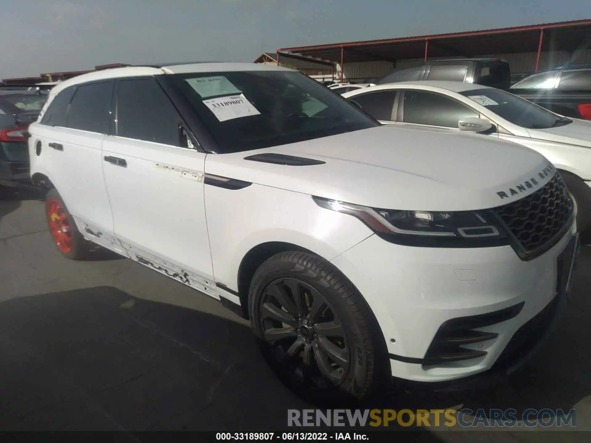 1 Фотография поврежденного автомобиля SALYL2EX5KA218534 LAND ROVER RANGE ROVER VELAR 2019