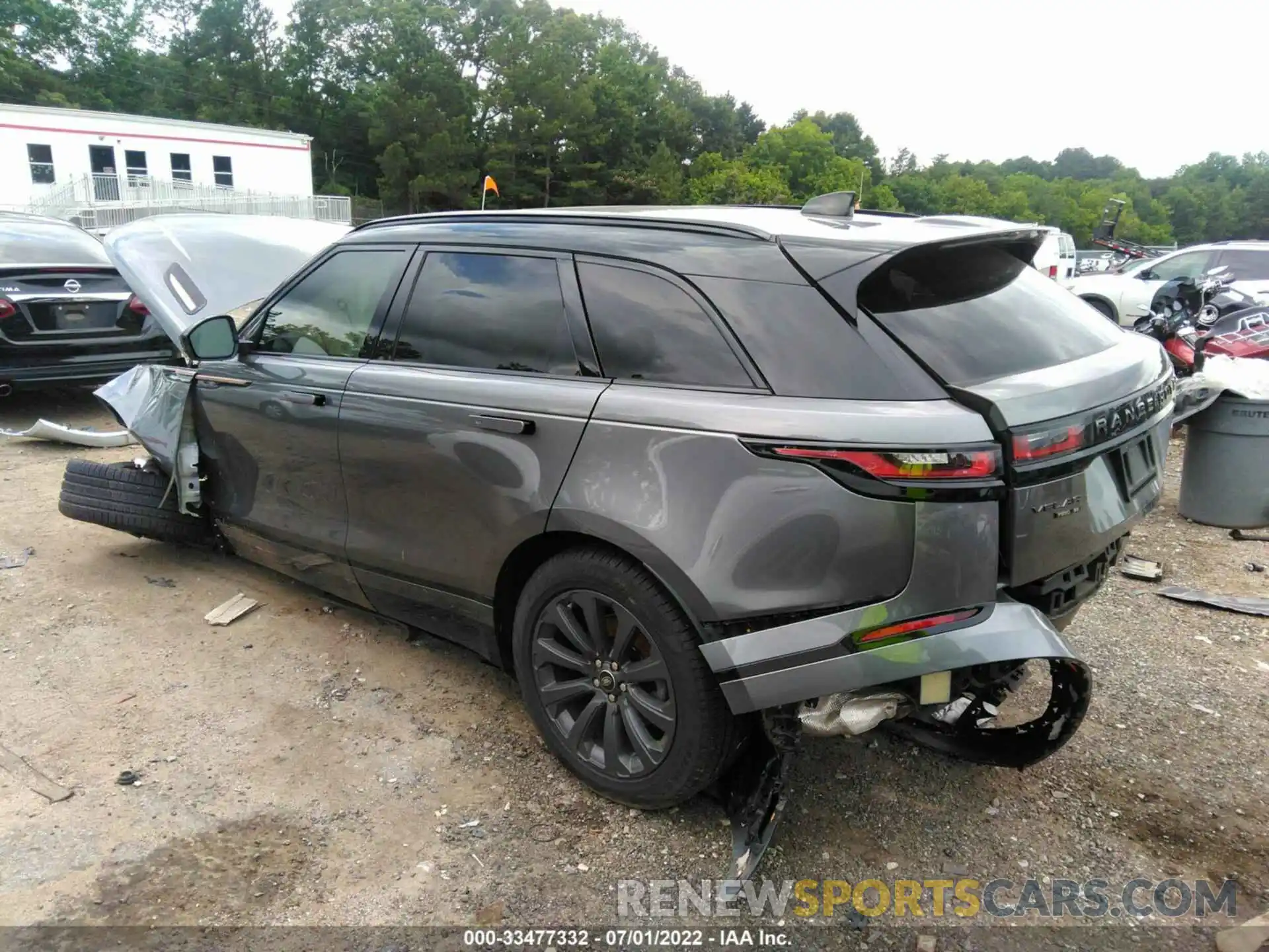 3 Фотография поврежденного автомобиля SALYL2EX5KA219084 LAND ROVER RANGE ROVER VELAR 2019