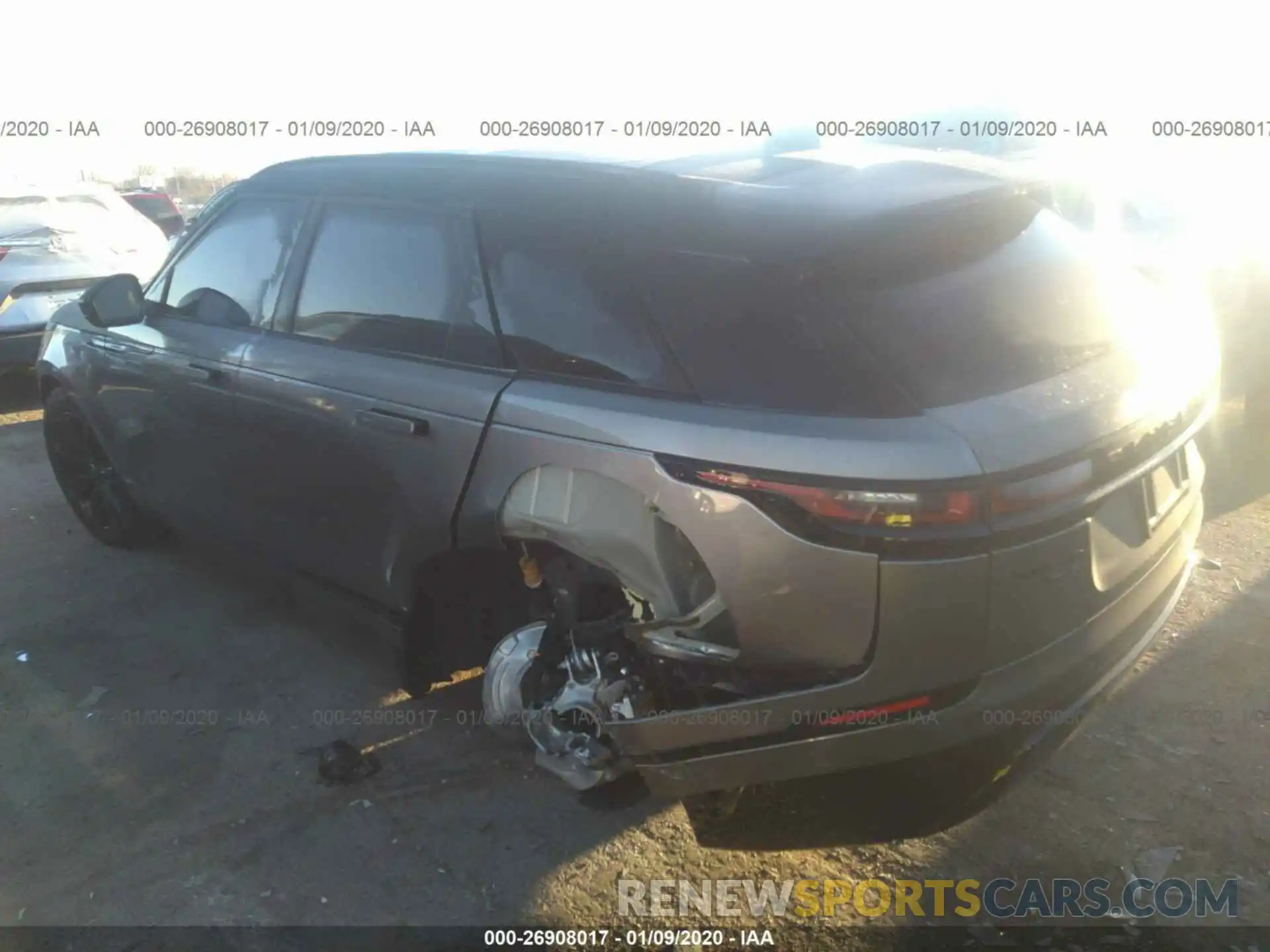 3 Фотография поврежденного автомобиля SALYL2EX5KA234250 LAND ROVER RANGE ROVER VELAR 2019