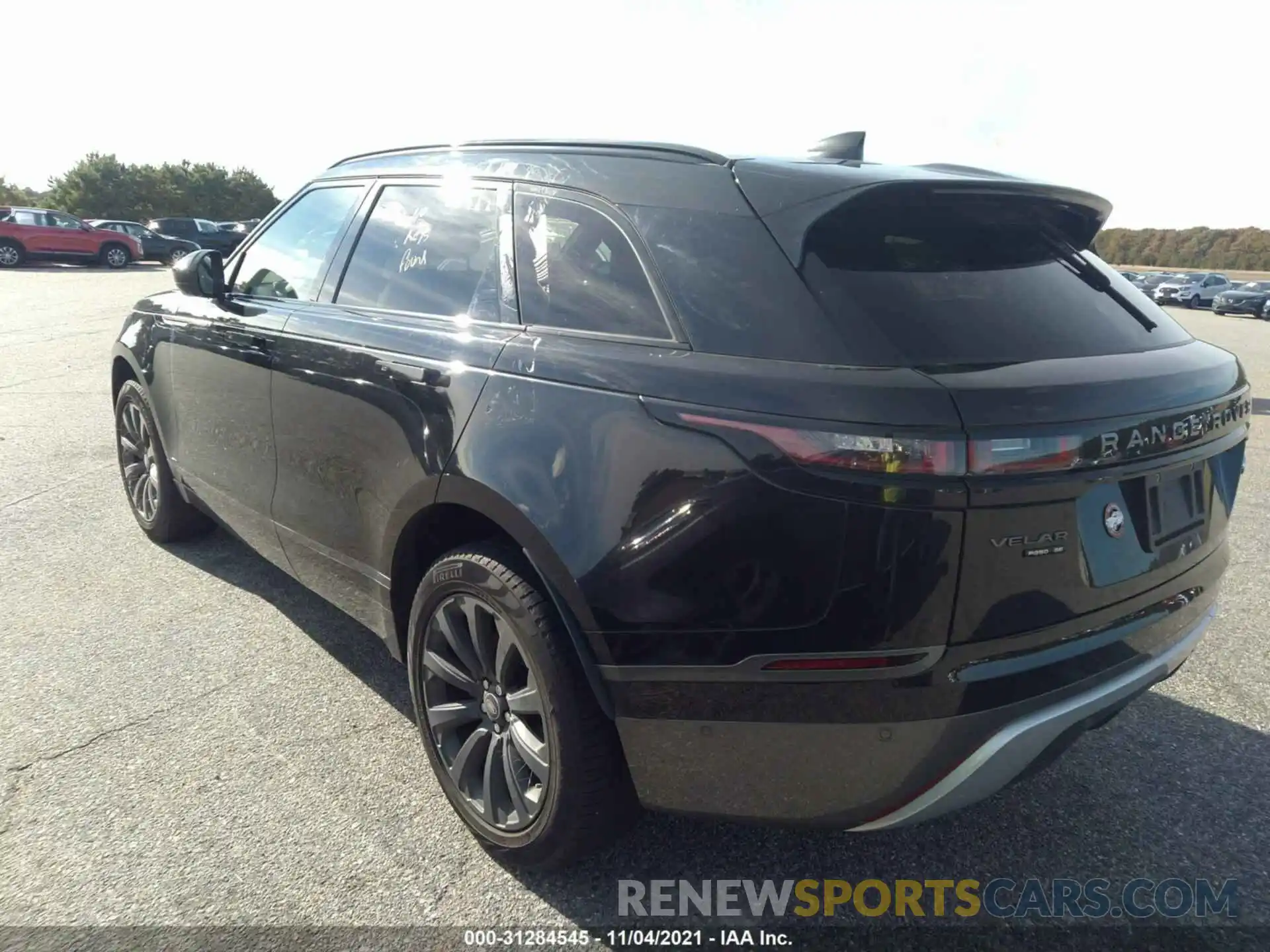 3 Photograph of a damaged car SALYL2EX5KA782961 LAND ROVER RANGE ROVER VELAR 2019