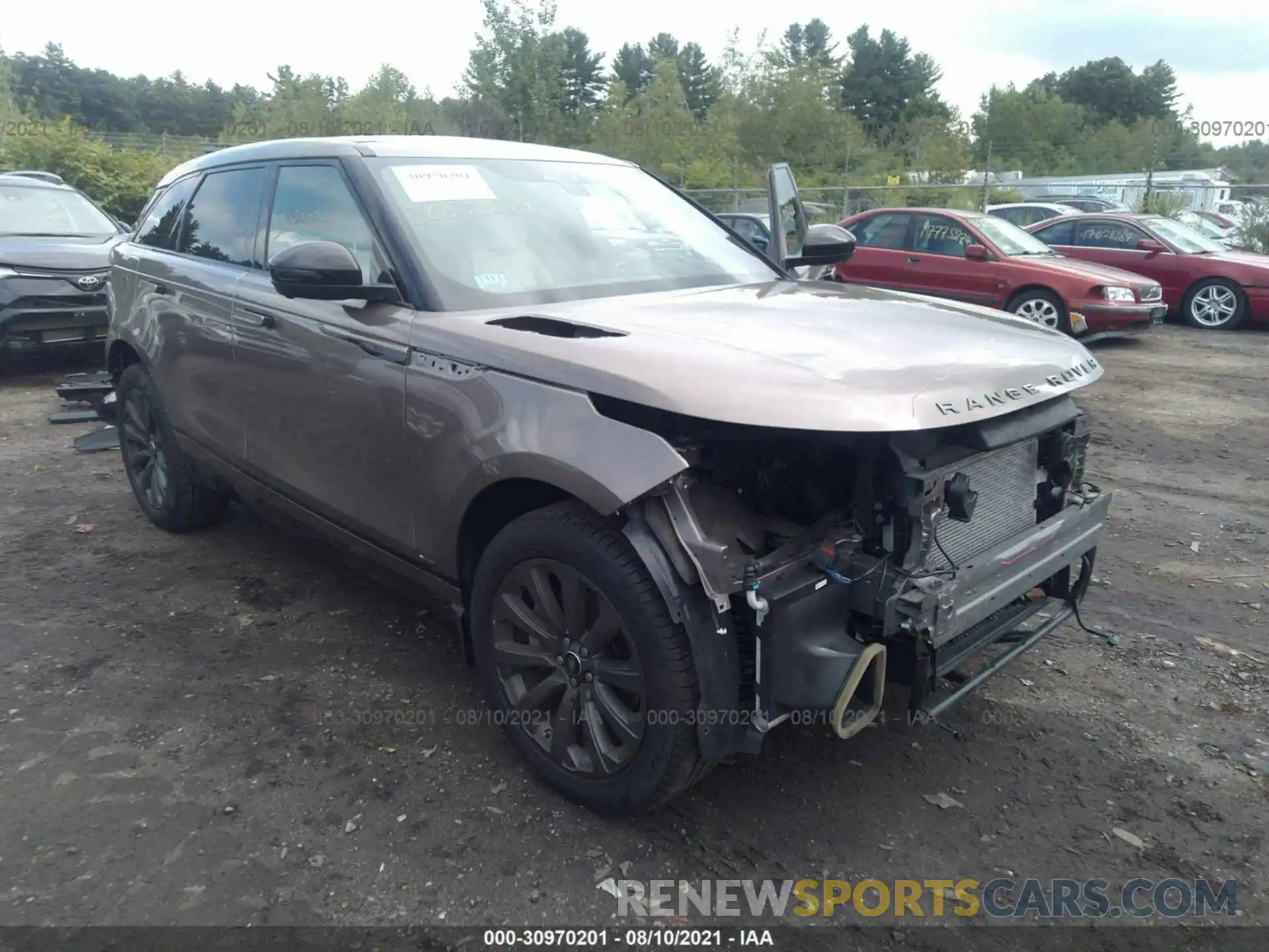 1 Photograph of a damaged car SALYL2EX5KA790879 LAND ROVER RANGE ROVER VELAR 2019