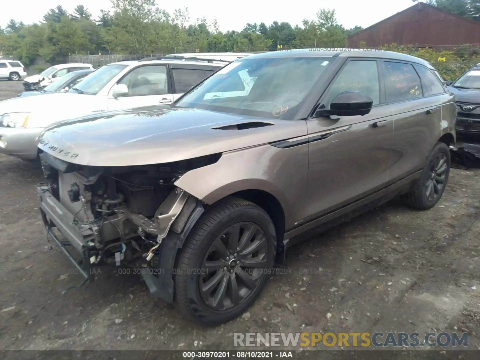 2 Photograph of a damaged car SALYL2EX5KA790879 LAND ROVER RANGE ROVER VELAR 2019