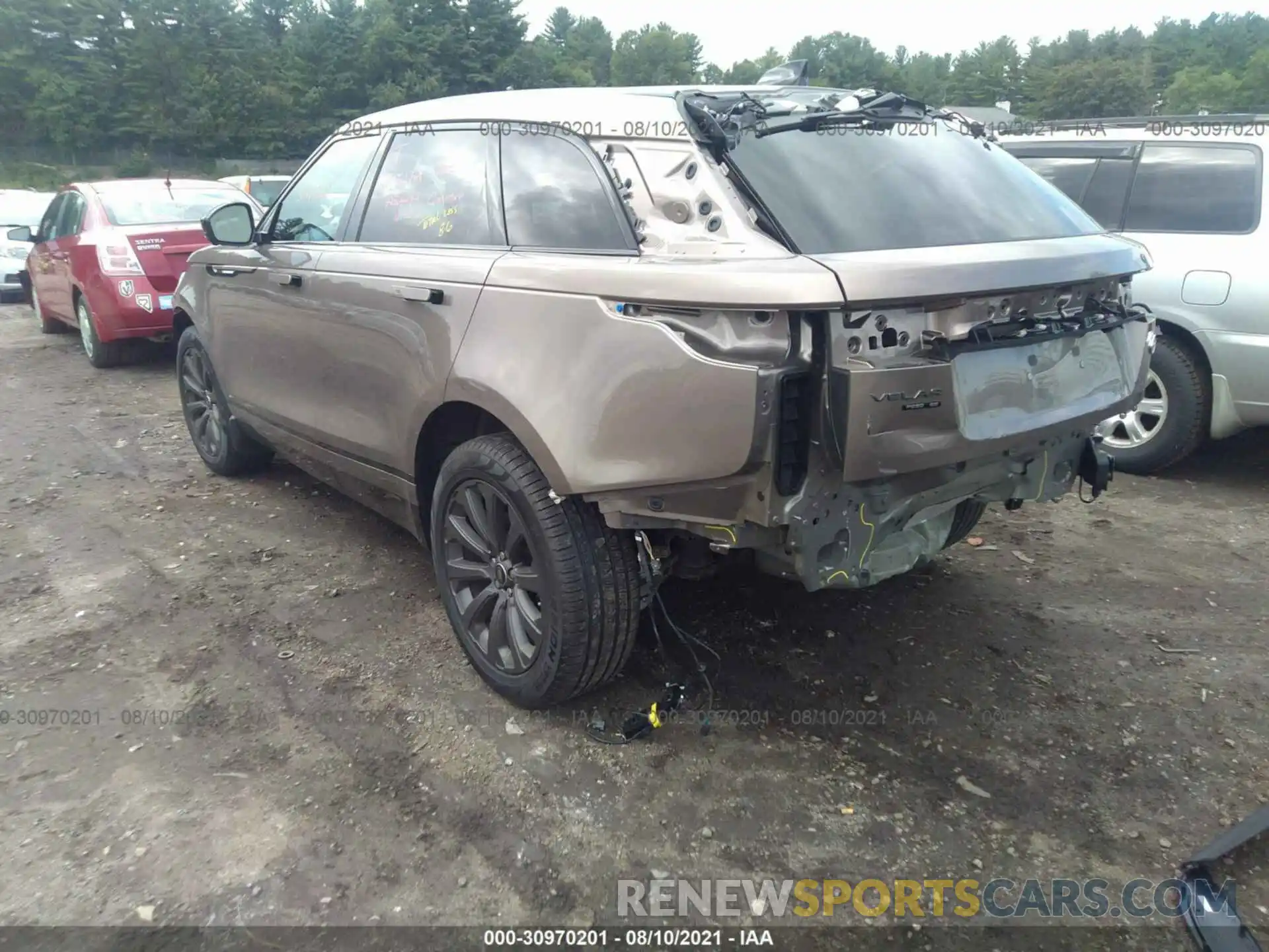 3 Photograph of a damaged car SALYL2EX5KA790879 LAND ROVER RANGE ROVER VELAR 2019