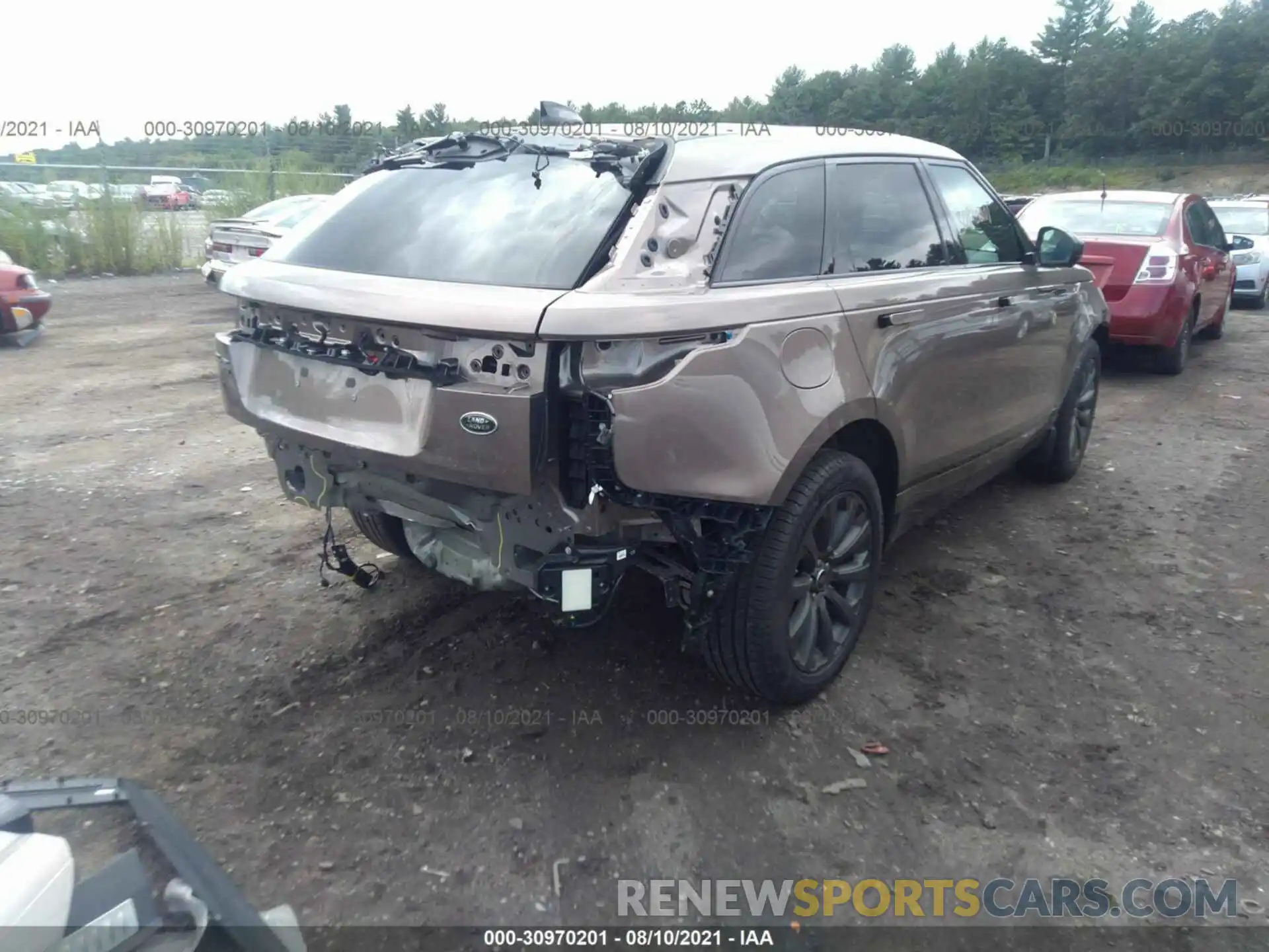 4 Фотография поврежденного автомобиля SALYL2EX5KA790879 LAND ROVER RANGE ROVER VELAR 2019