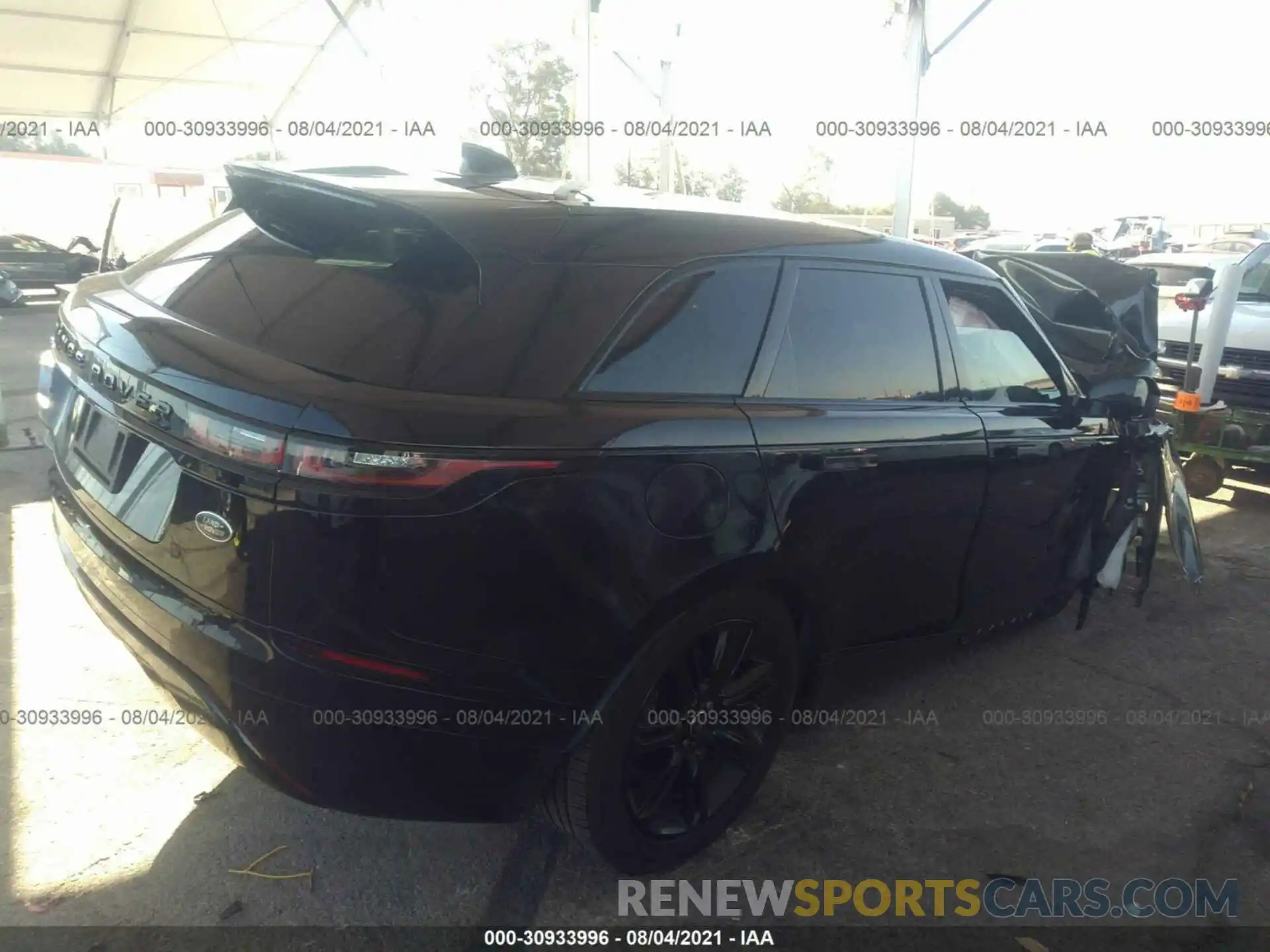 4 Фотография поврежденного автомобиля SALYL2EX6KA210734 LAND ROVER RANGE ROVER VELAR 2019