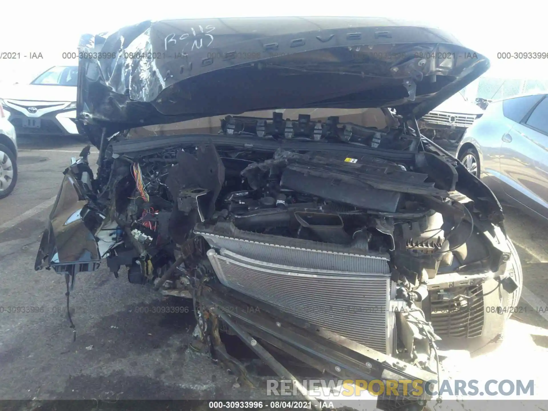 6 Photograph of a damaged car SALYL2EX6KA210734 LAND ROVER RANGE ROVER VELAR 2019