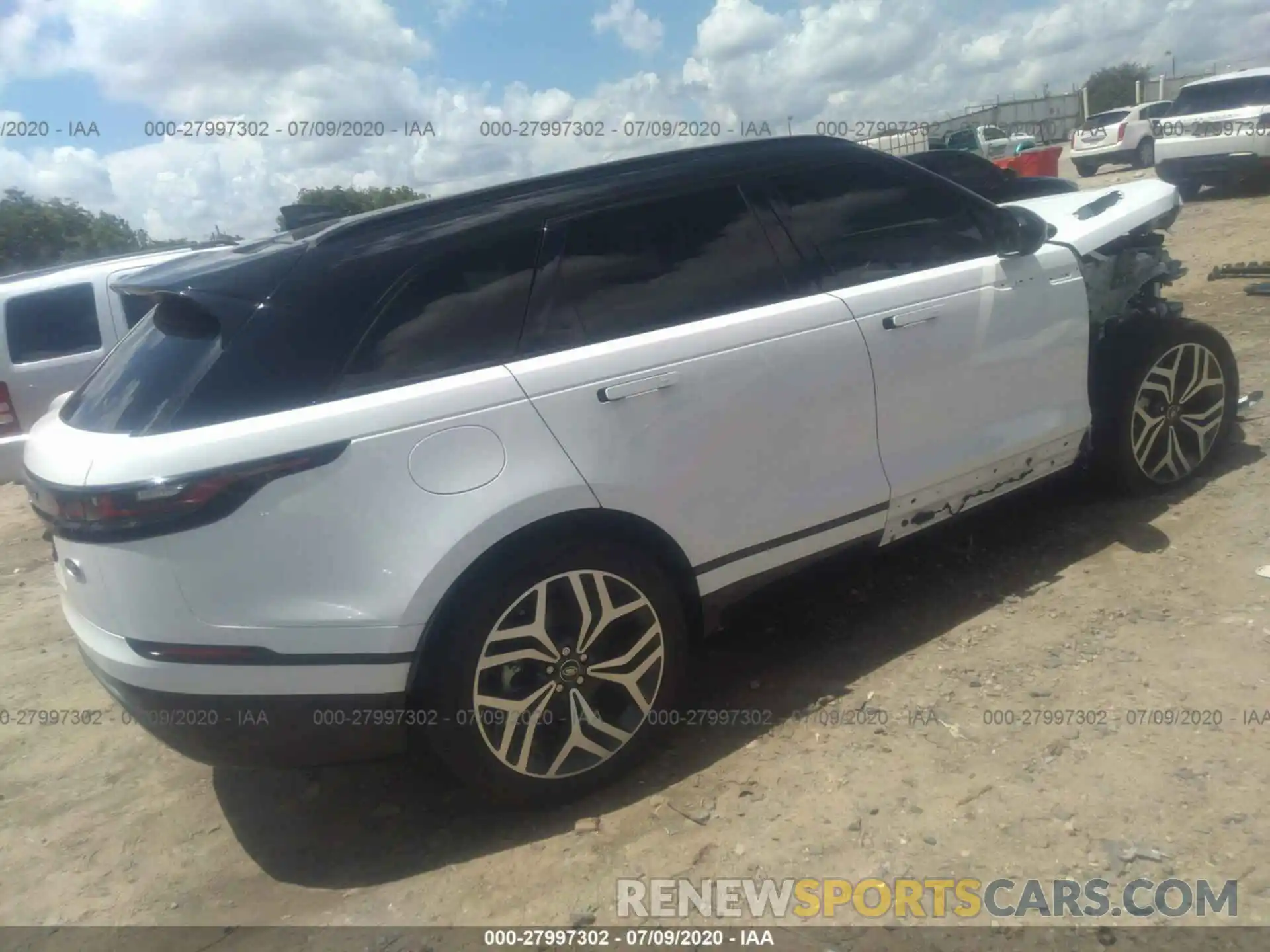 4 Фотография поврежденного автомобиля SALYL2EX6KA228358 LAND ROVER RANGE ROVER VELAR 2019