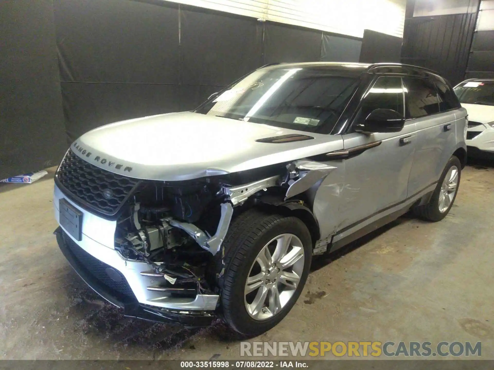 2 Фотография поврежденного автомобиля SALYL2EX6KA235021 LAND ROVER RANGE ROVER VELAR 2019