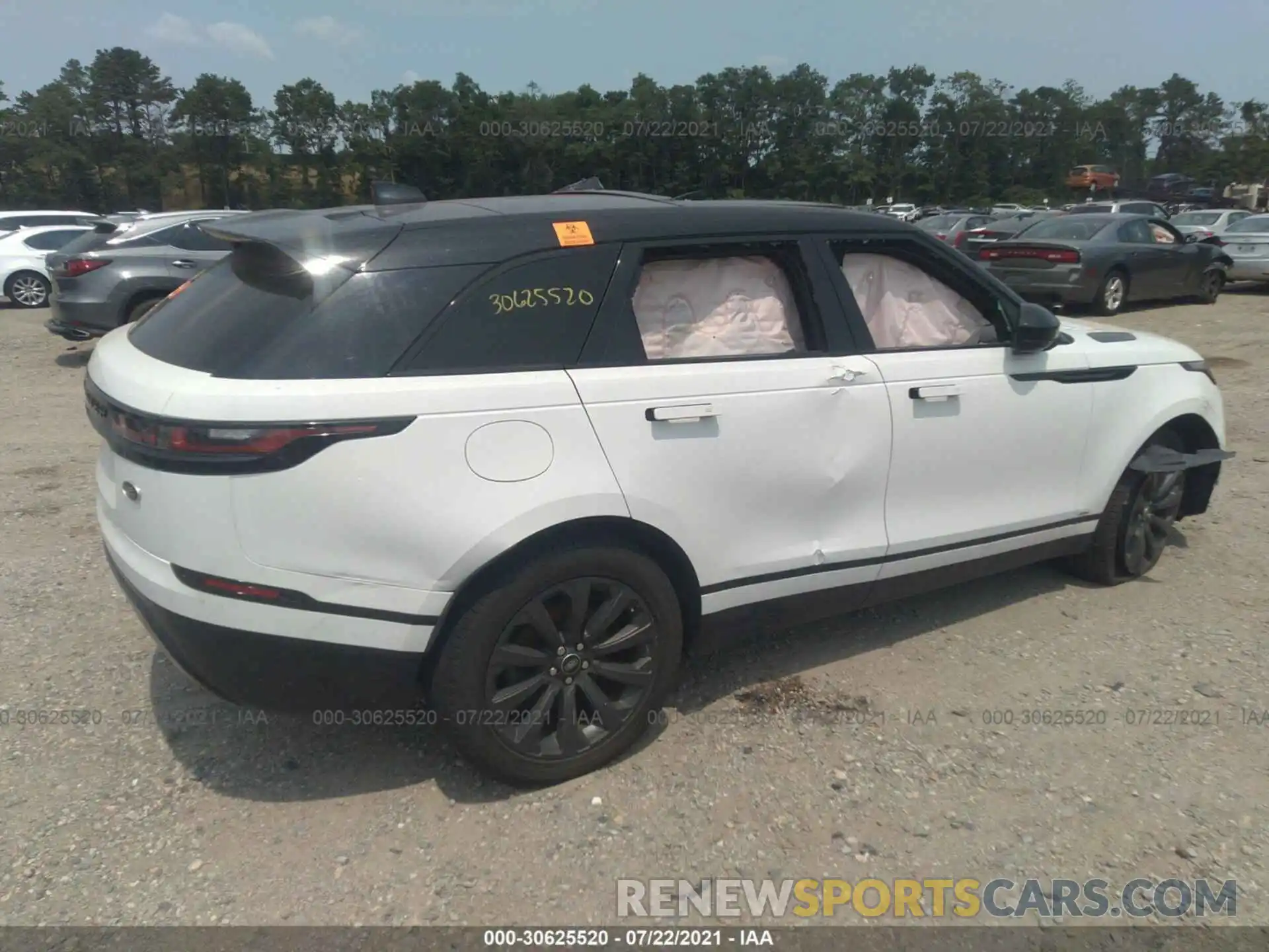 4 Фотография поврежденного автомобиля SALYL2EX6KA783665 LAND ROVER RANGE ROVER VELAR 2019