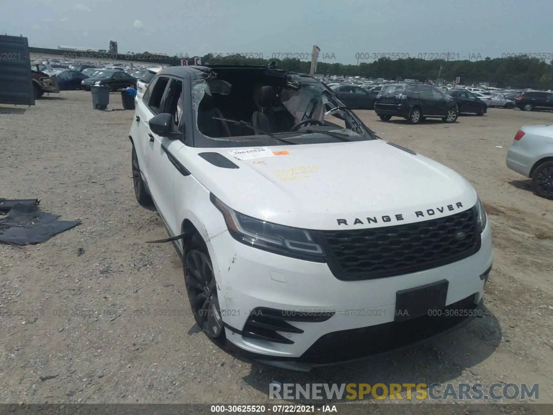 6 Photograph of a damaged car SALYL2EX6KA783665 LAND ROVER RANGE ROVER VELAR 2019