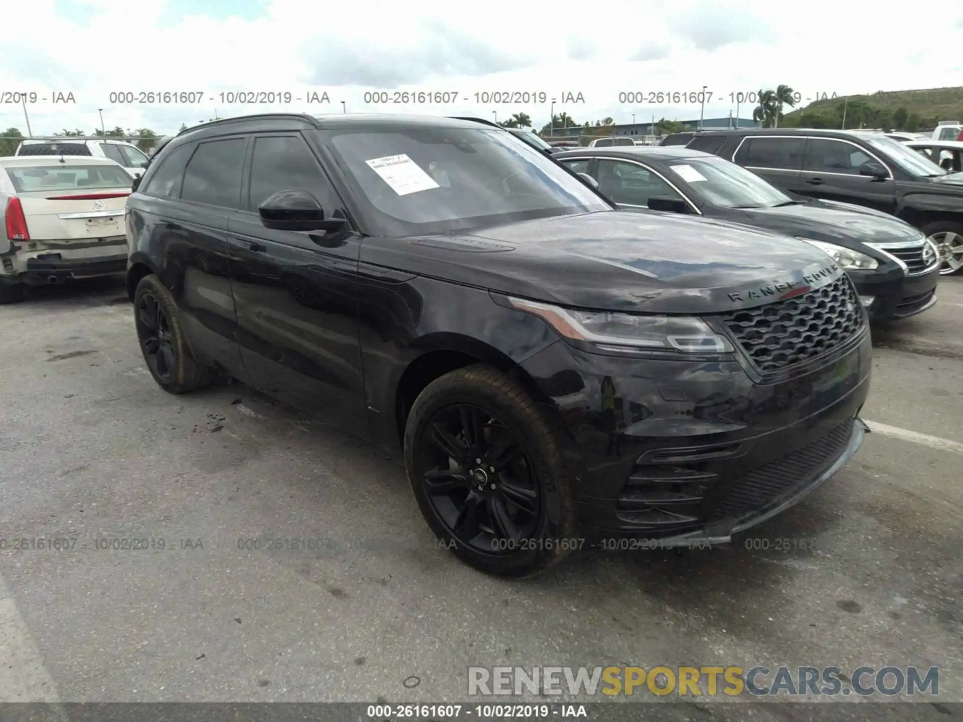 1 Photograph of a damaged car SALYL2EX7KA235335 LAND ROVER RANGE ROVER VELAR 2019