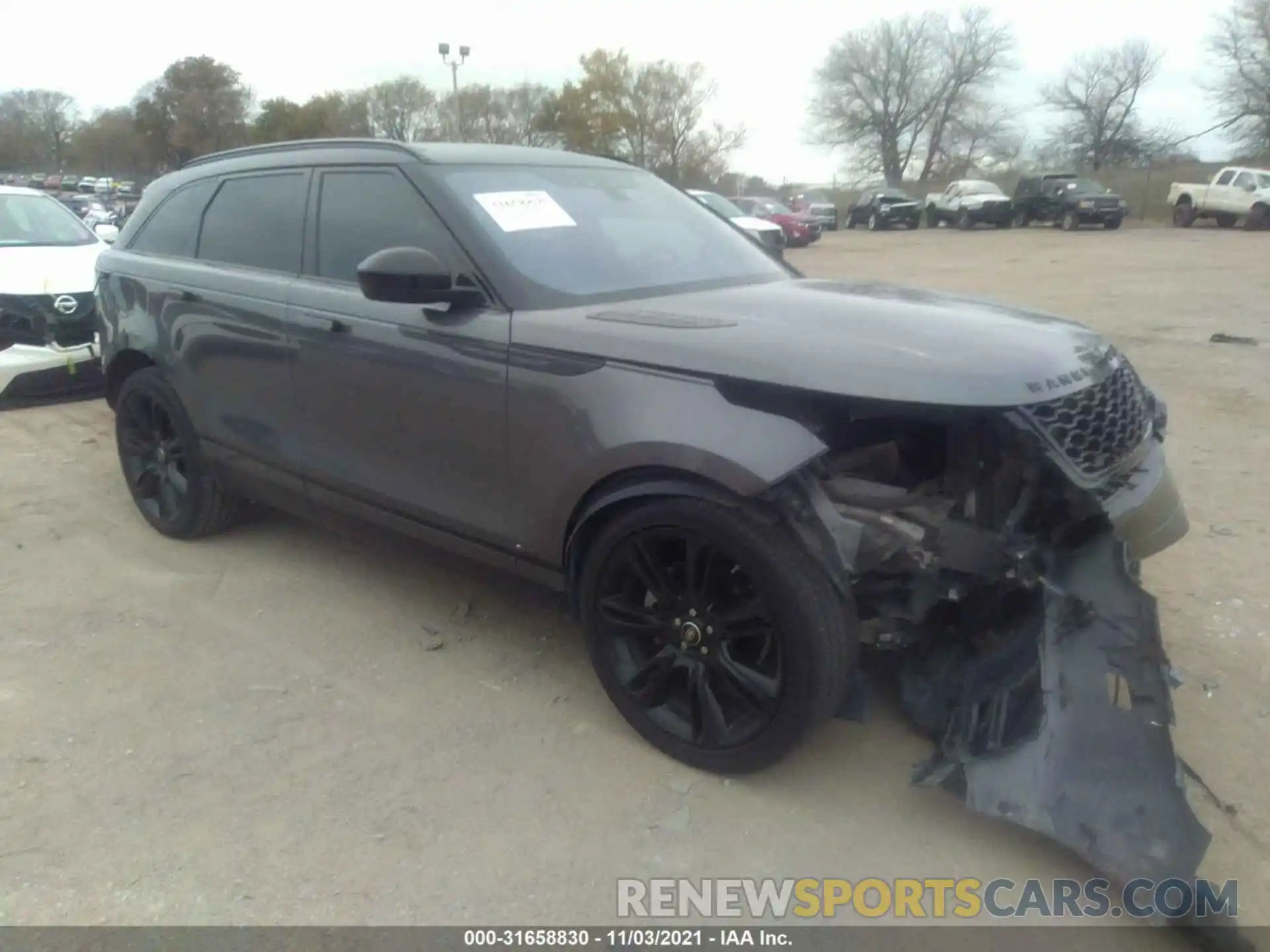 1 Photograph of a damaged car SALYL2EX8KA202795 LAND ROVER RANGE ROVER VELAR 2019