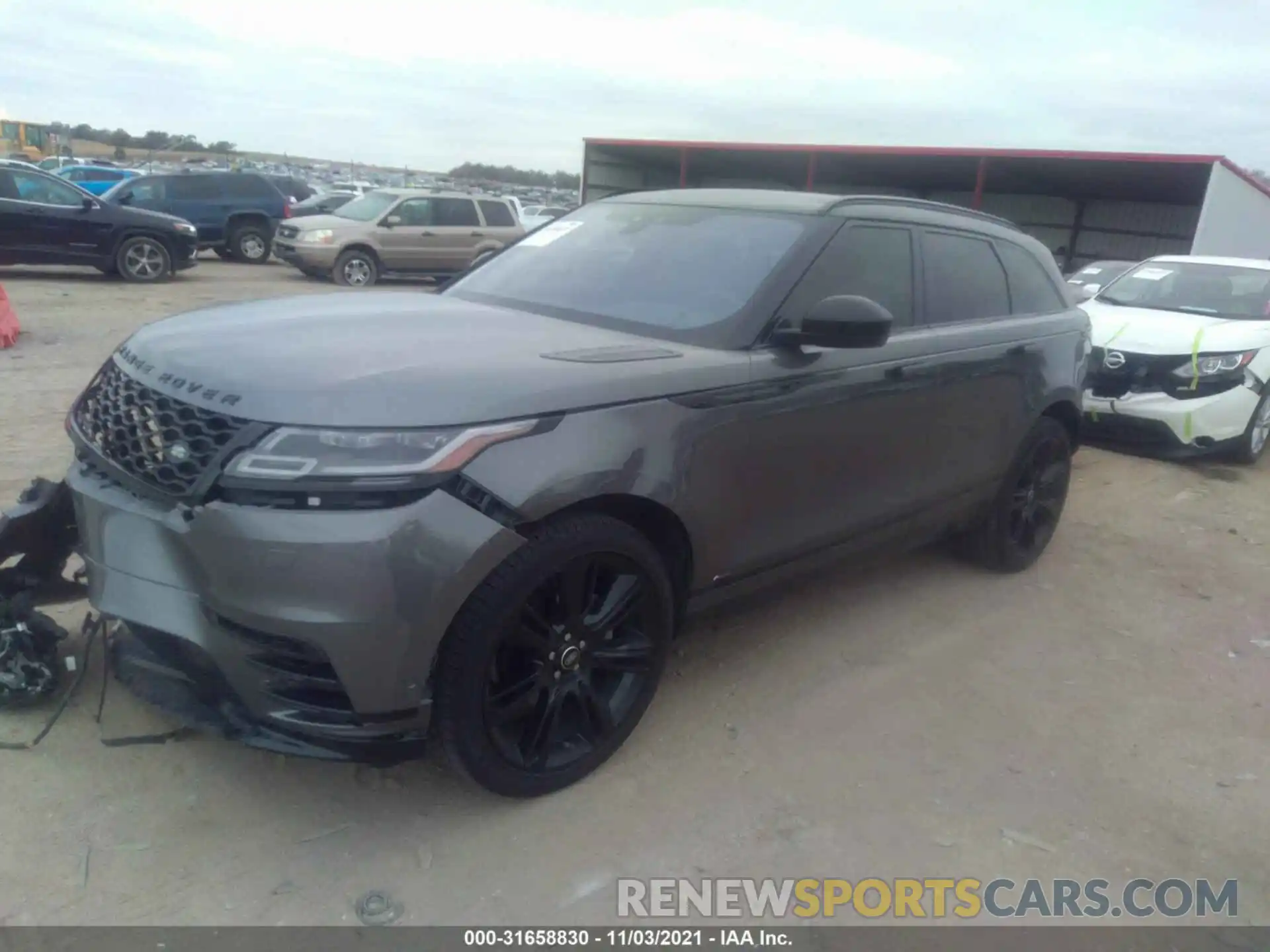 2 Фотография поврежденного автомобиля SALYL2EX8KA202795 LAND ROVER RANGE ROVER VELAR 2019