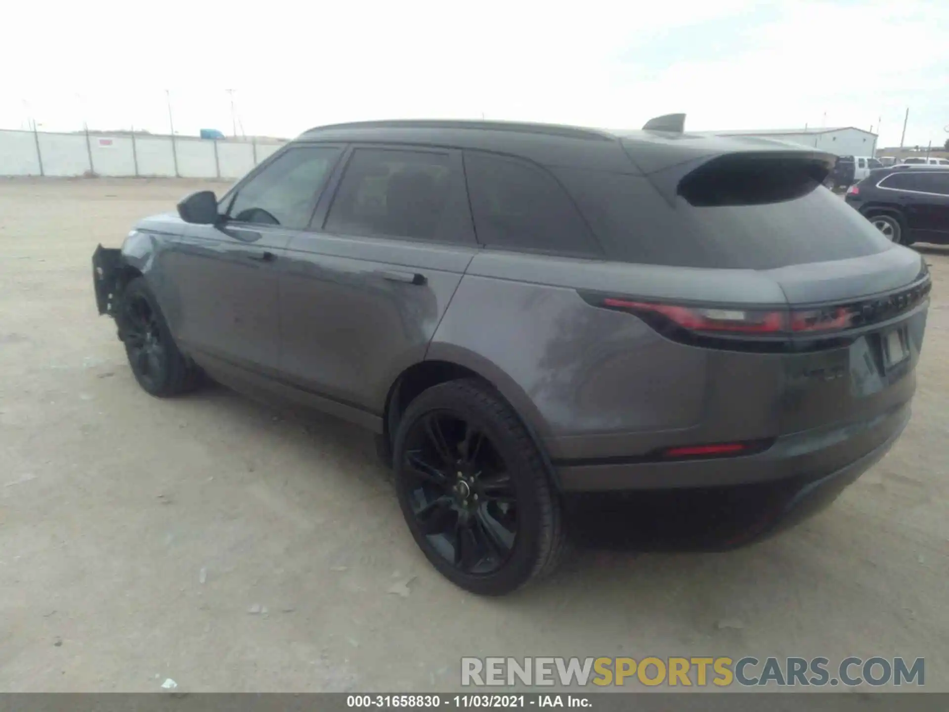 3 Photograph of a damaged car SALYL2EX8KA202795 LAND ROVER RANGE ROVER VELAR 2019