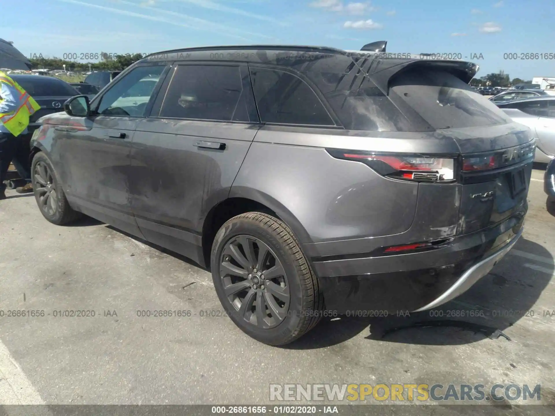 3 Photograph of a damaged car SALYL2EX8KA218348 LAND ROVER RANGE ROVER VELAR 2019