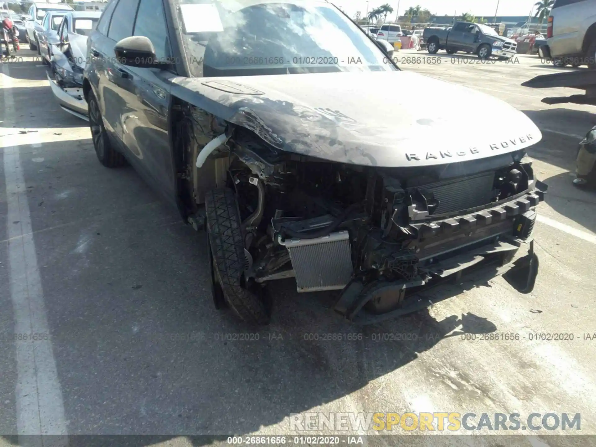 6 Photograph of a damaged car SALYL2EX8KA218348 LAND ROVER RANGE ROVER VELAR 2019