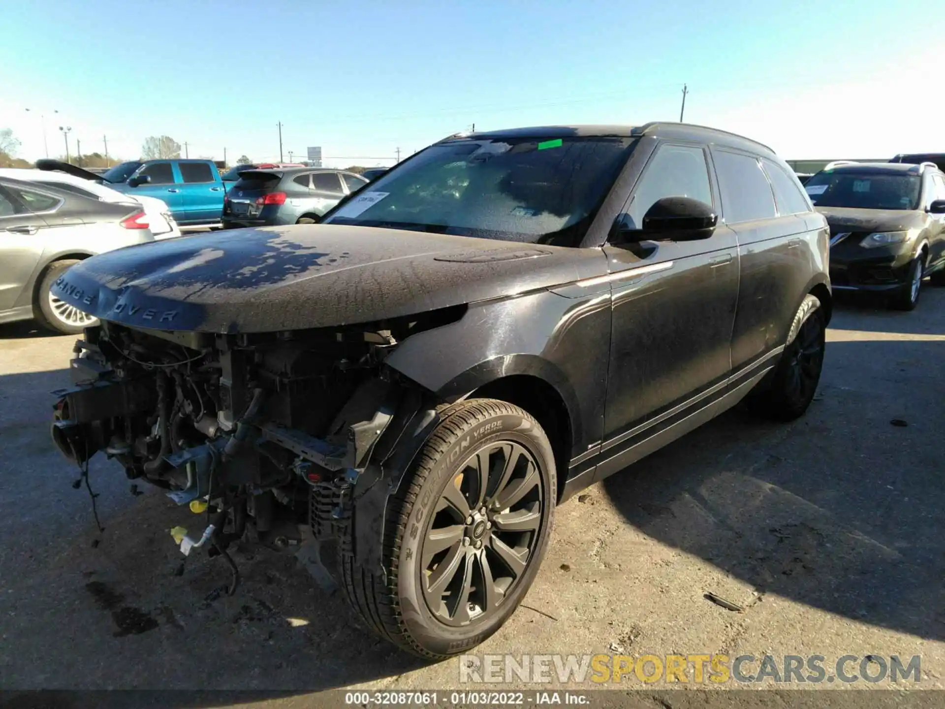 2 Photograph of a damaged car SALYL2EX9KA216589 LAND ROVER RANGE ROVER VELAR 2019