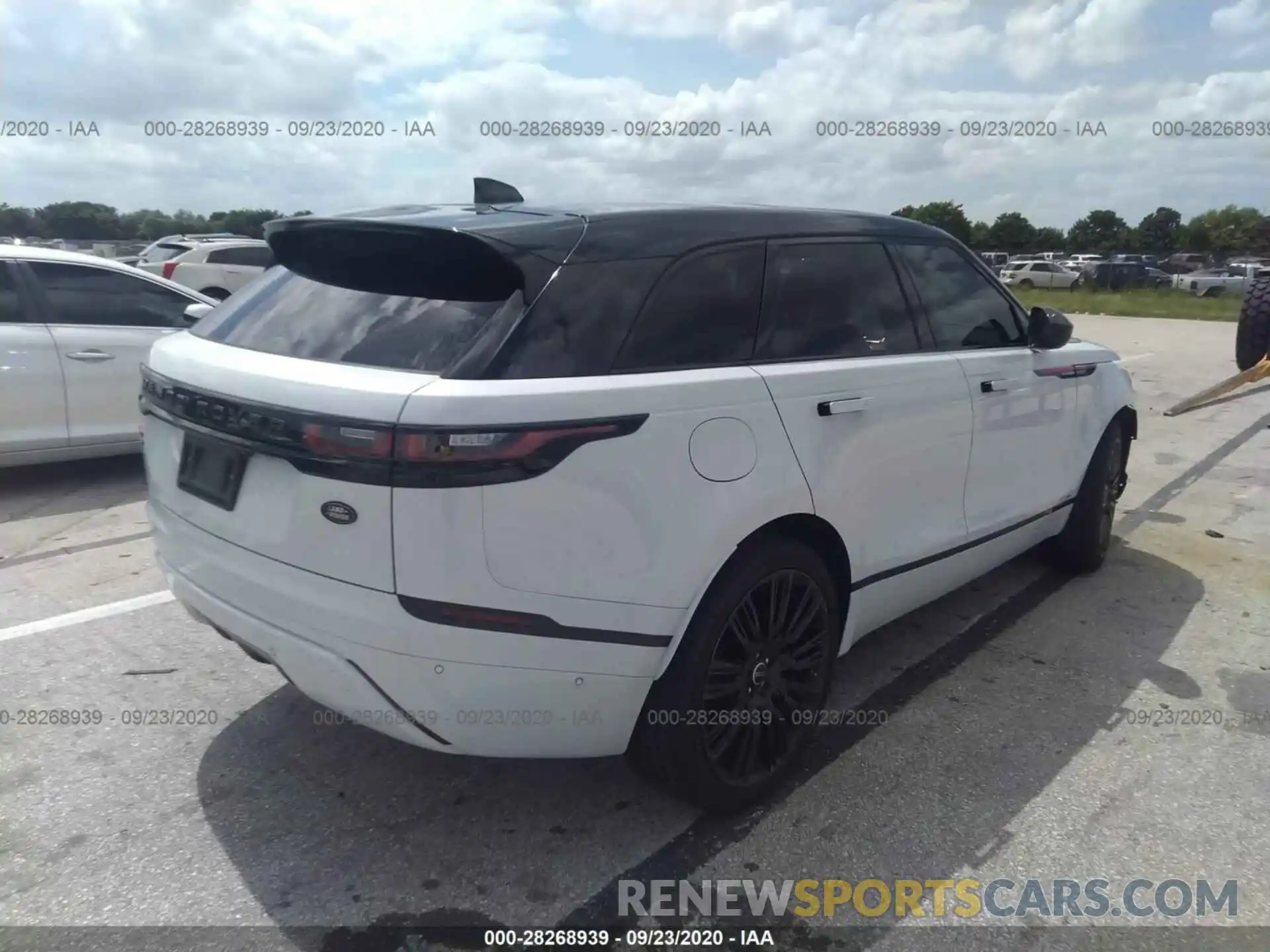 4 Photograph of a damaged car SALYL2EXXKA216455 LAND ROVER RANGE ROVER VELAR 2019