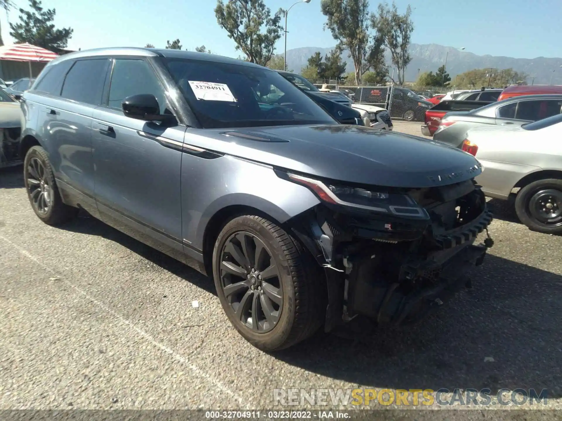 1 Photograph of a damaged car SALYL2EXXKA235121 LAND ROVER RANGE ROVER VELAR 2019