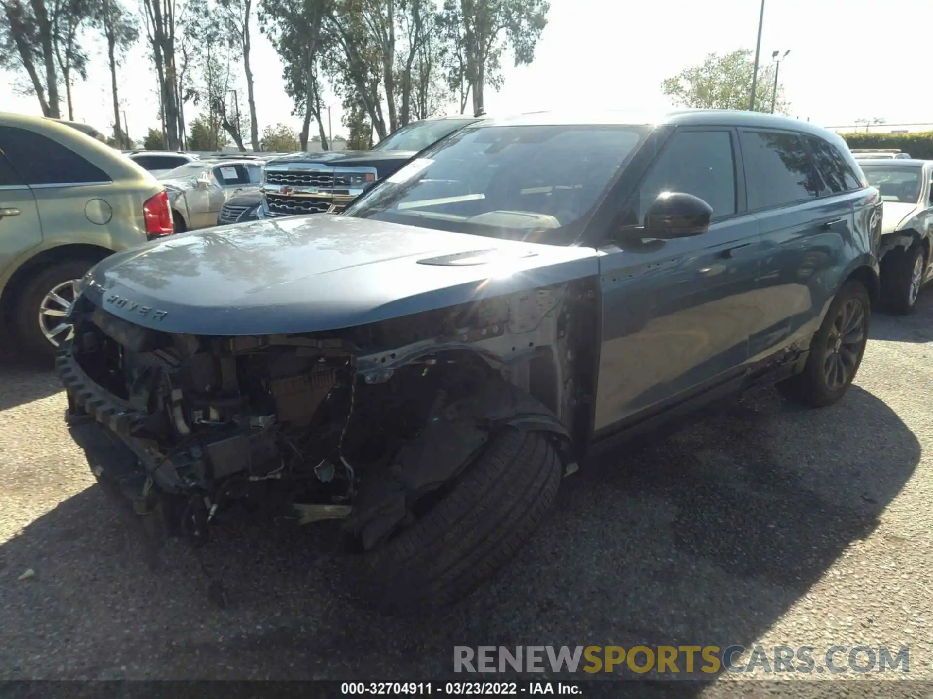 2 Photograph of a damaged car SALYL2EXXKA235121 LAND ROVER RANGE ROVER VELAR 2019