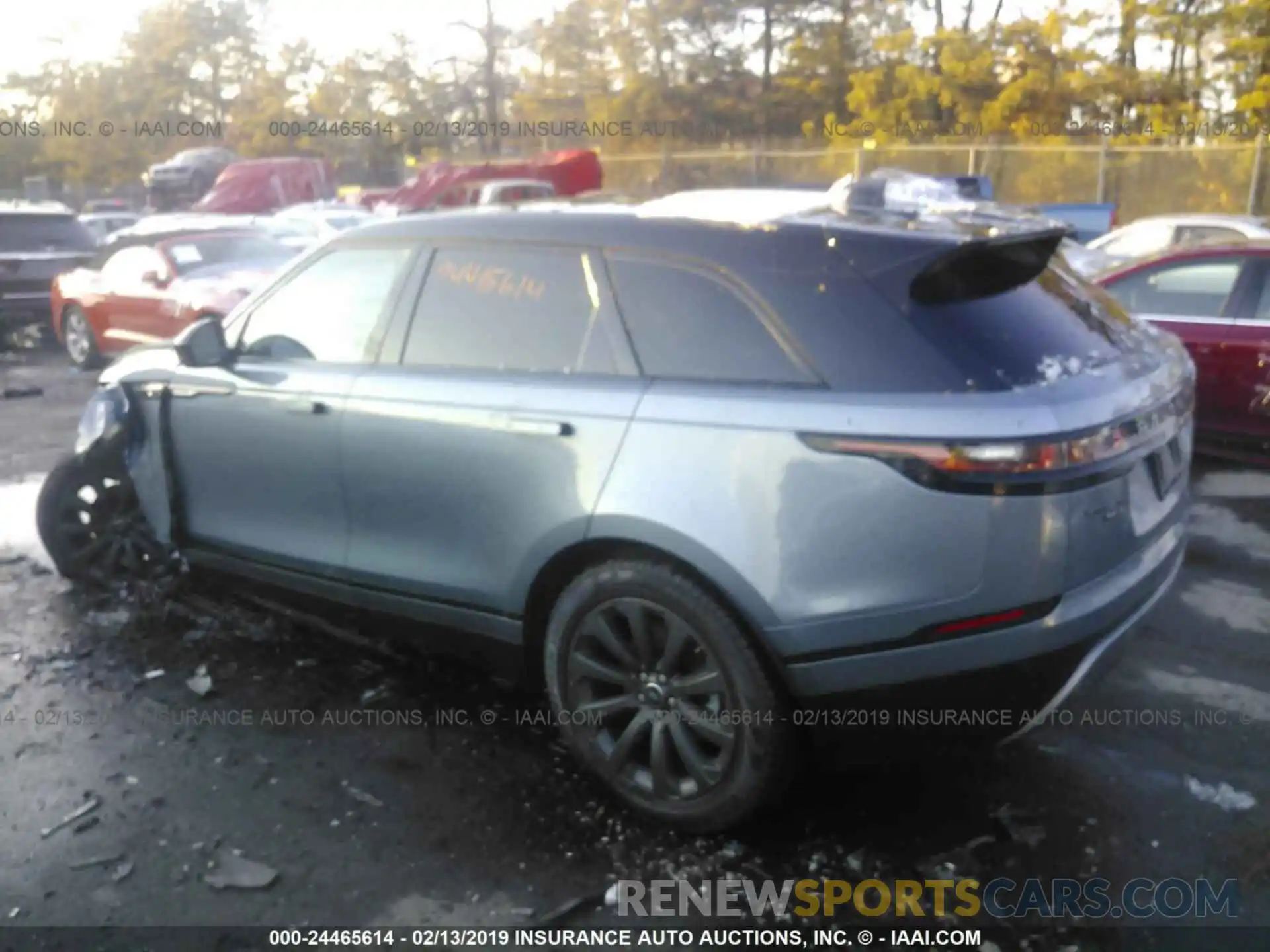 3 Photograph of a damaged car SALYL2EXXKA784771 LAND ROVER RANGE ROVER VELAR 2019