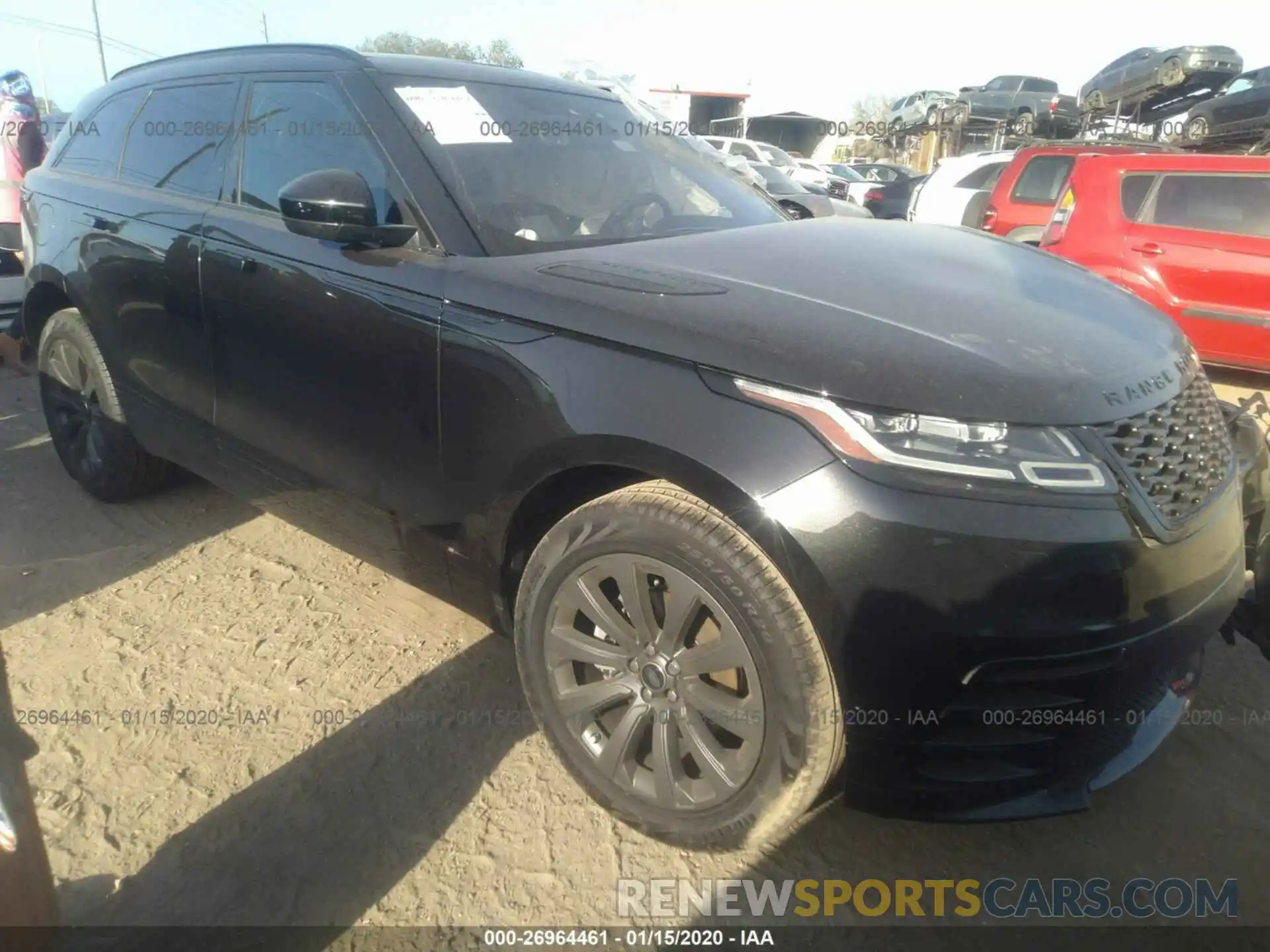 1 Photograph of a damaged car SALYL2EXXKA793910 LAND ROVER RANGE ROVER VELAR 2019