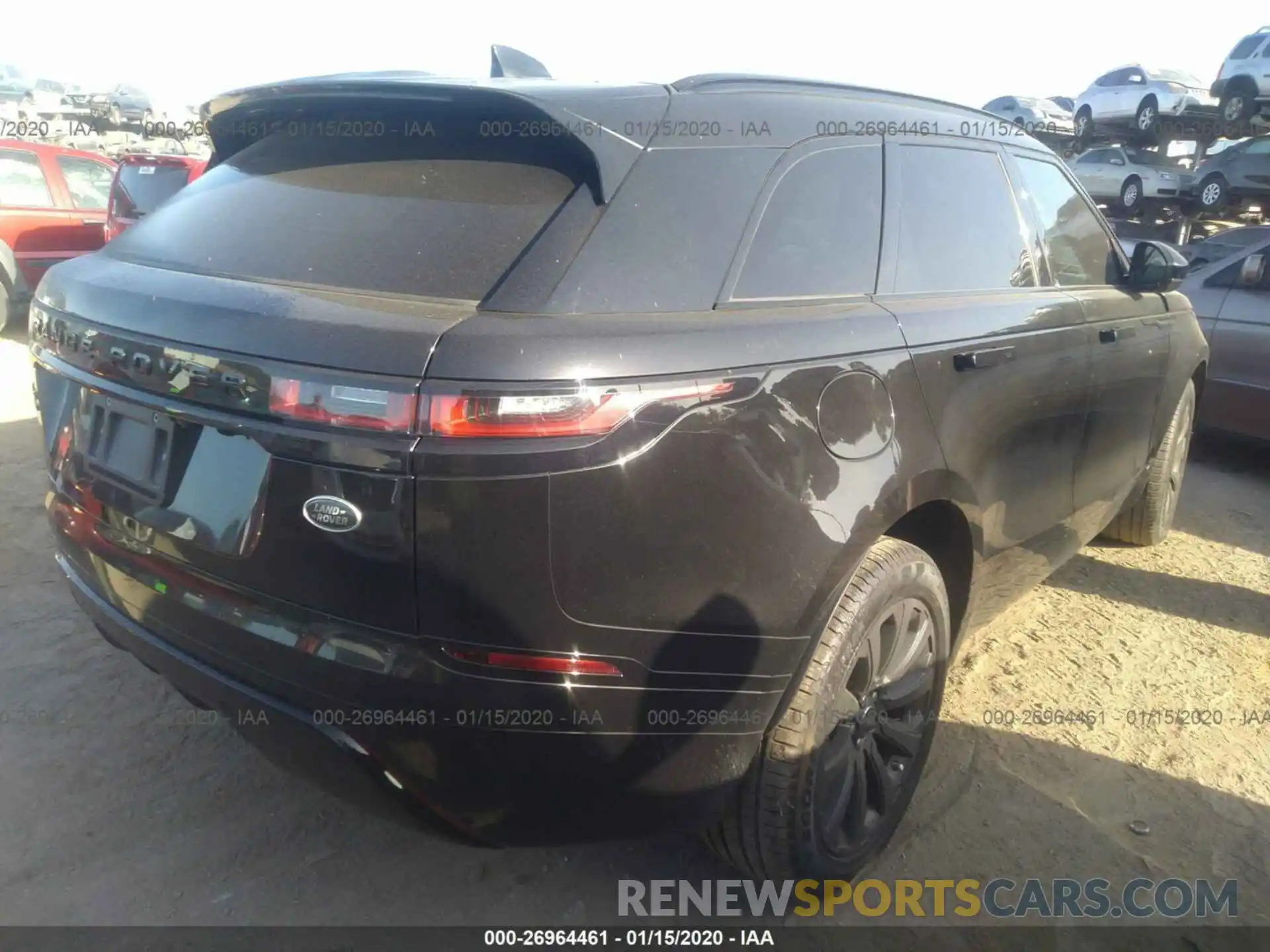 4 Фотография поврежденного автомобиля SALYL2EXXKA793910 LAND ROVER RANGE ROVER VELAR 2019