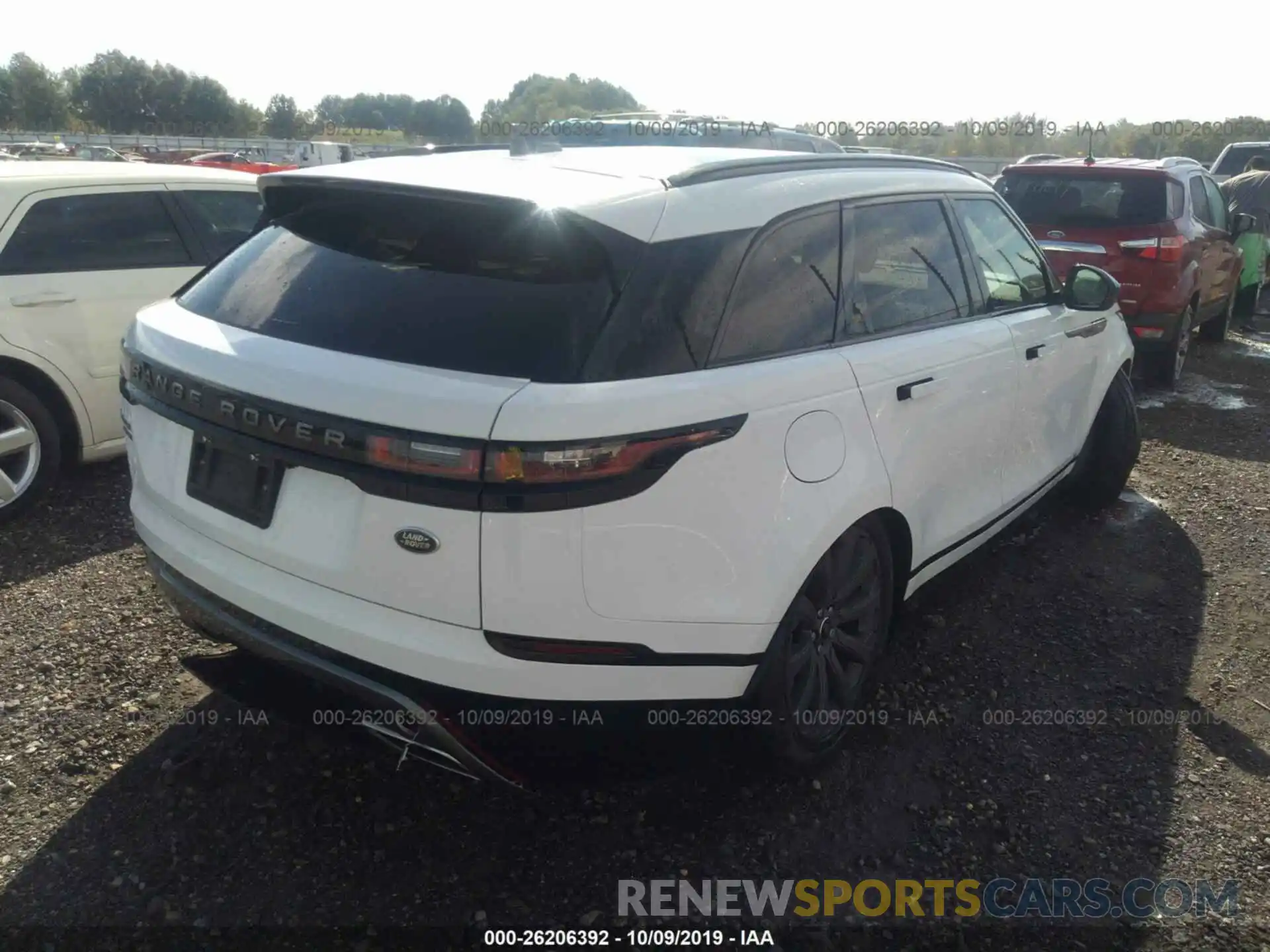 4 Photograph of a damaged car SALYL2FV0KA219359 LAND ROVER RANGE ROVER VELAR 2019