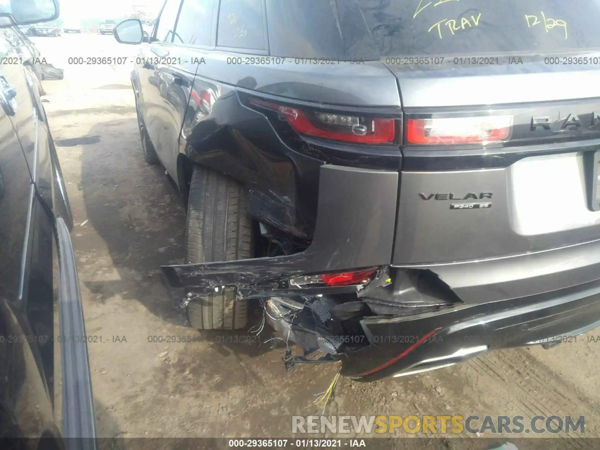 6 Photograph of a damaged car SALYL2FV4KA228839 LAND ROVER RANGE ROVER VELAR 2019