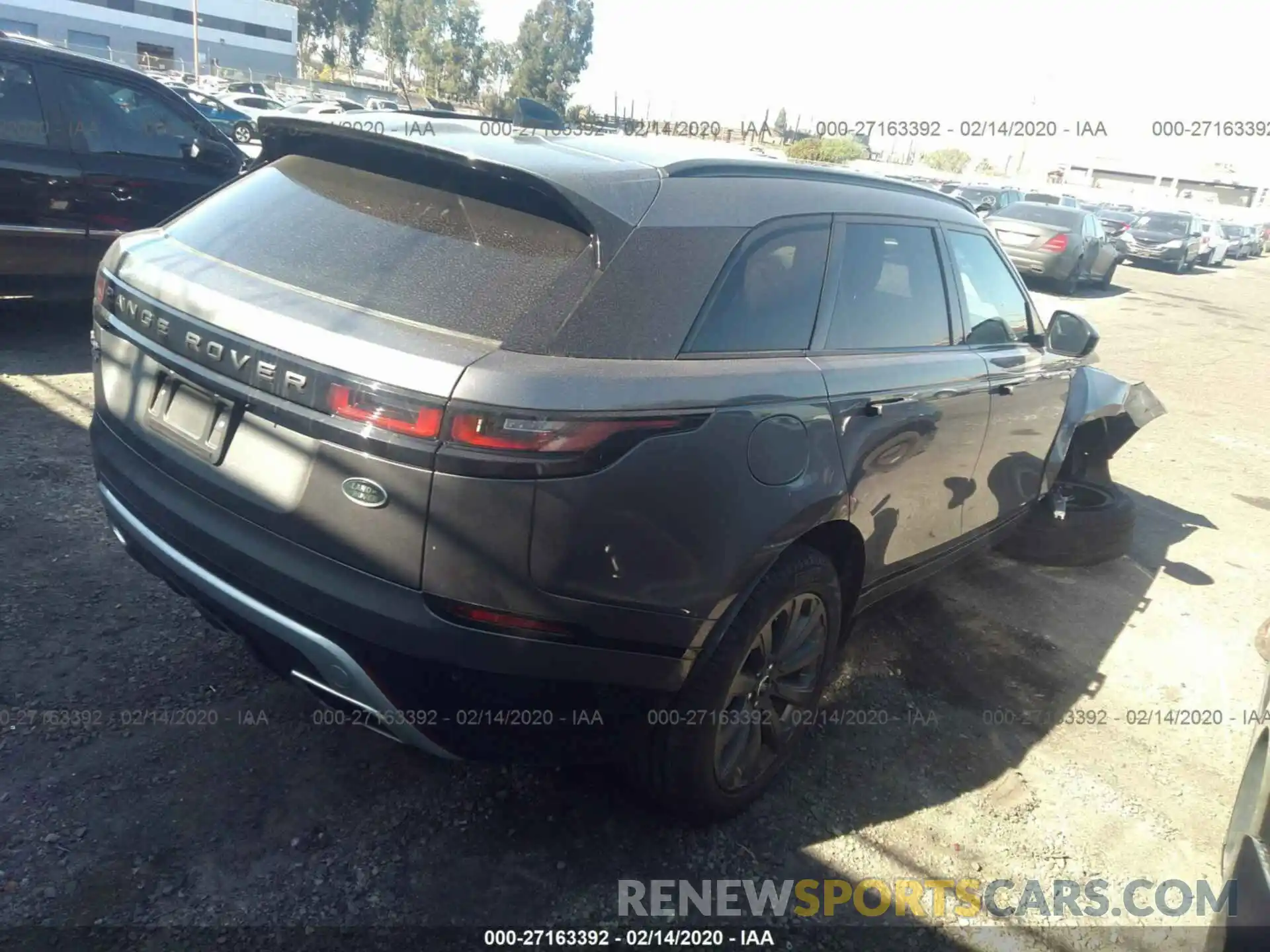 4 Фотография поврежденного автомобиля SALYL2FV6KA211105 LAND ROVER RANGE ROVER VELAR 2019