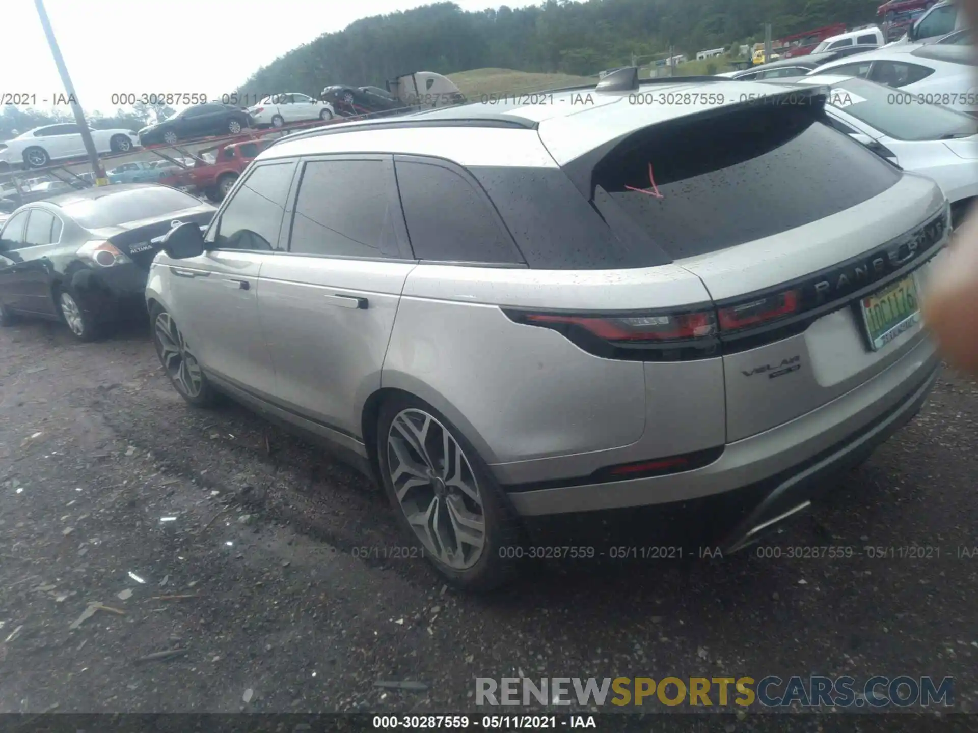 3 Photograph of a damaged car SALYL2FV8KA218833 LAND ROVER RANGE ROVER VELAR 2019