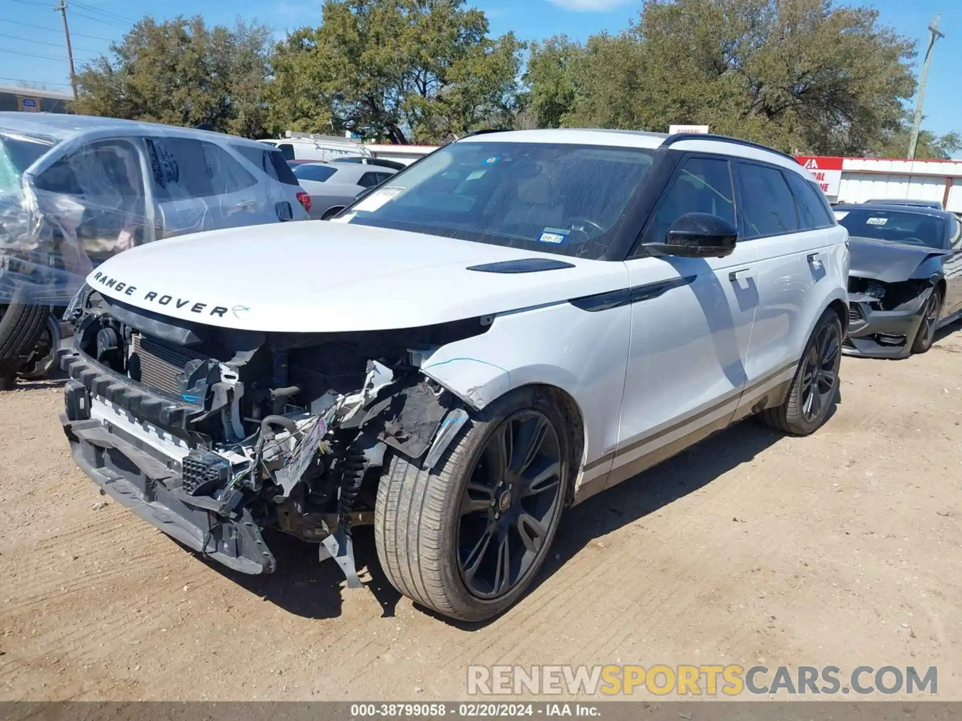 2 Photograph of a damaged car SALYM2EV0KA793541 LAND ROVER RANGE ROVER VELAR 2019