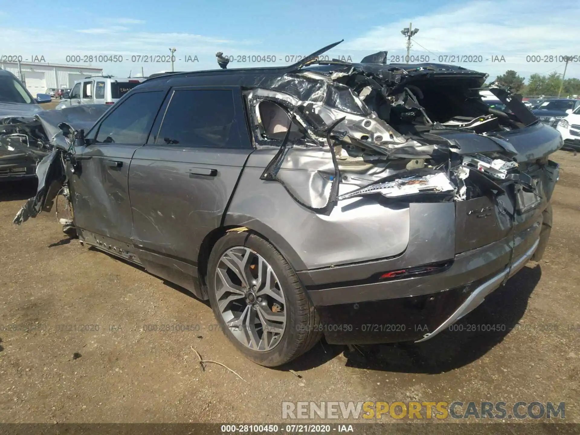 3 Photograph of a damaged car SALYM2EV4KA791226 LAND ROVER RANGE ROVER VELAR 2019