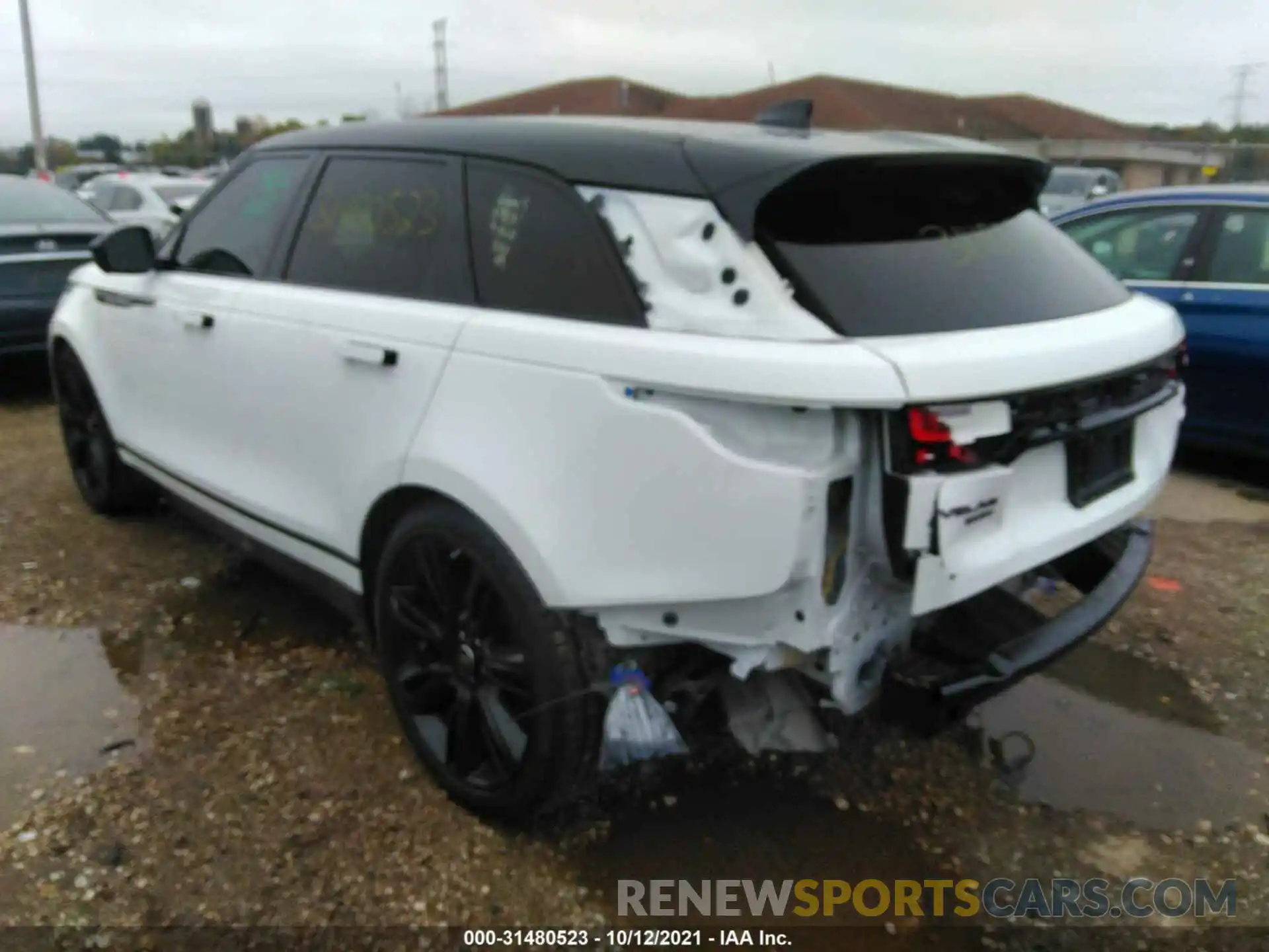 3 Фотография поврежденного автомобиля SALYM2EV4KA795549 LAND ROVER RANGE ROVER VELAR 2019